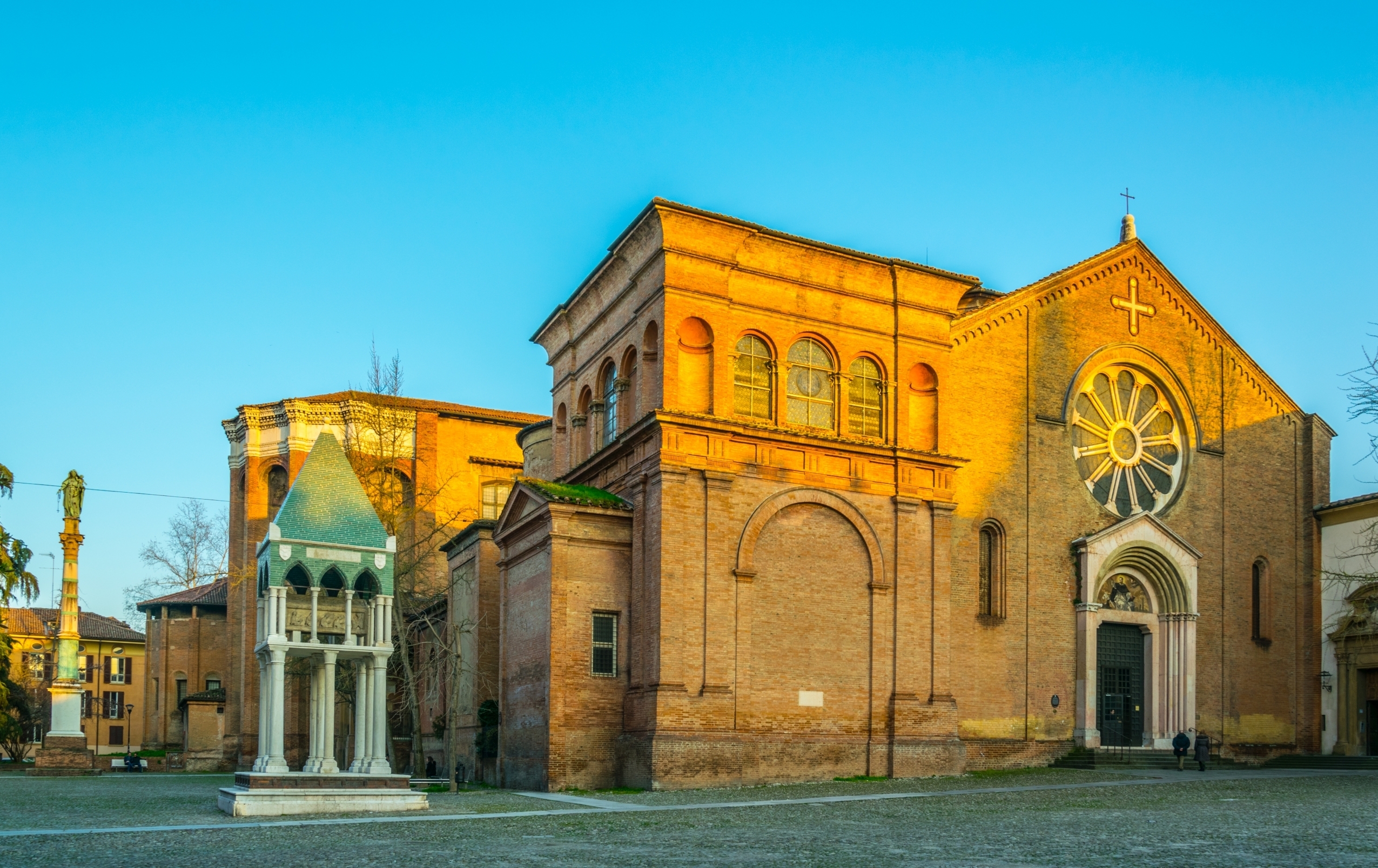 view of Basilica of San Domenico, Bologna, Italy