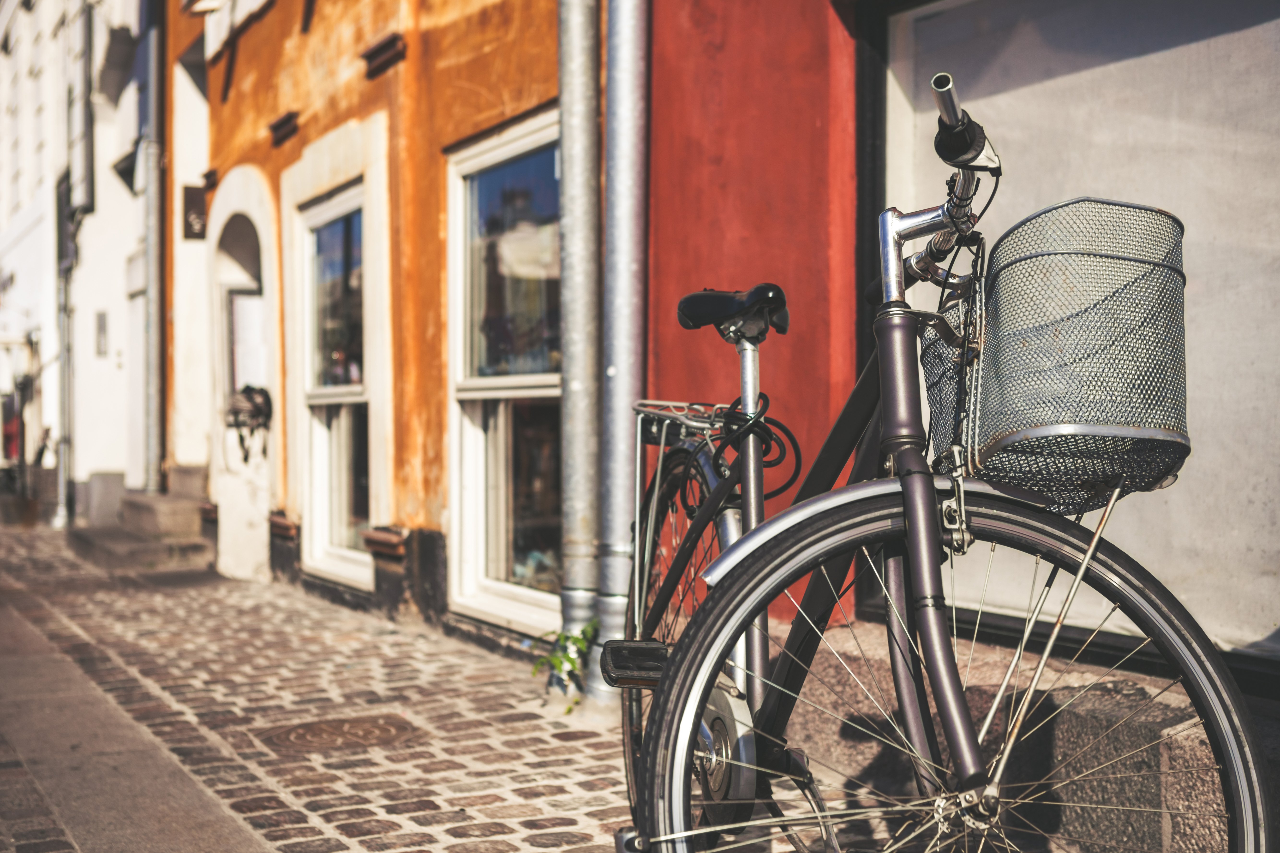 Vintage bicycle in Copenhagen, Denmark