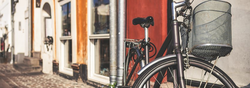 Vintage bicycle in Copenhagen, Denmark