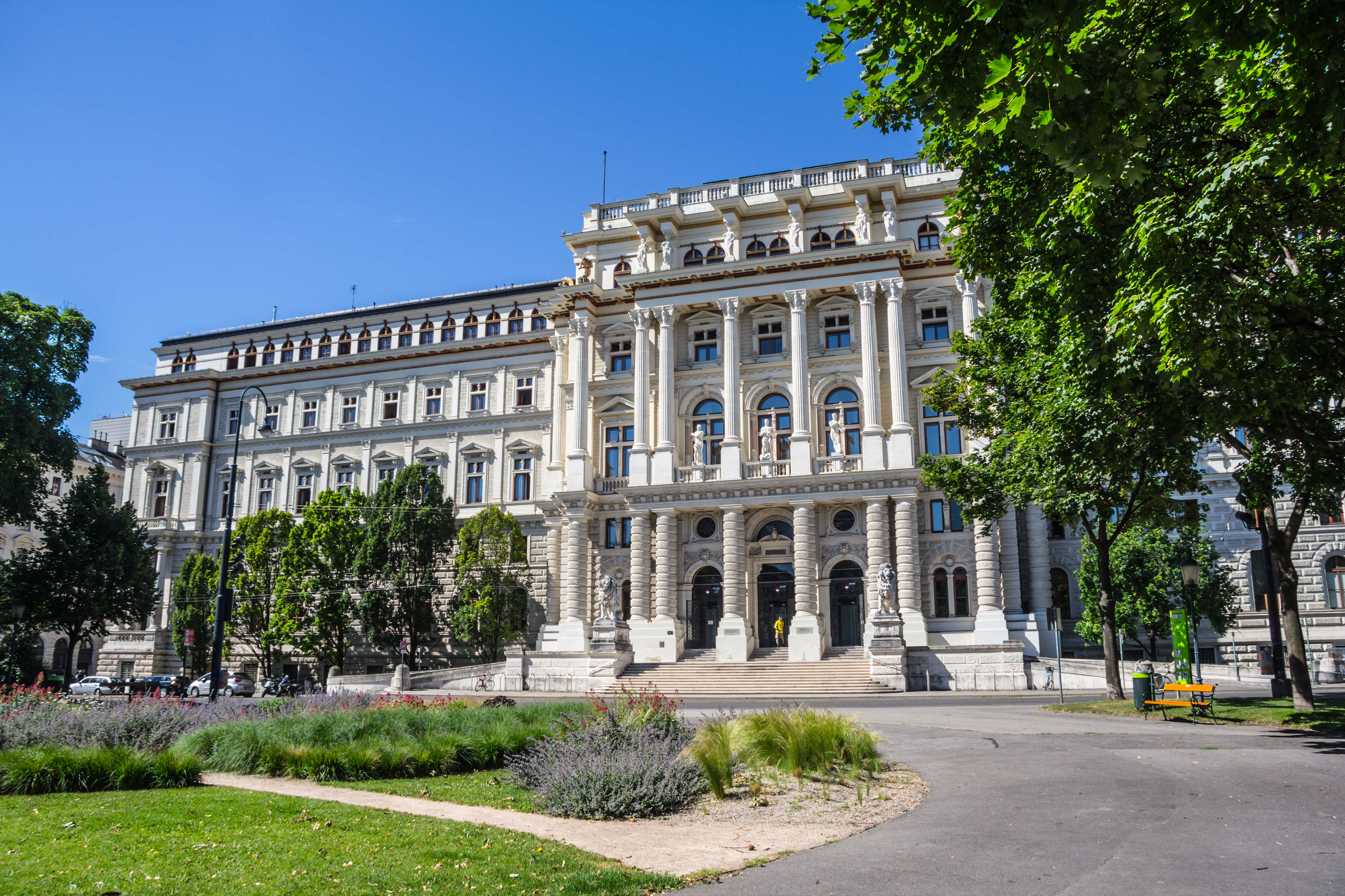 The Palace of Justice (Justizpalast) in the center of Vienna