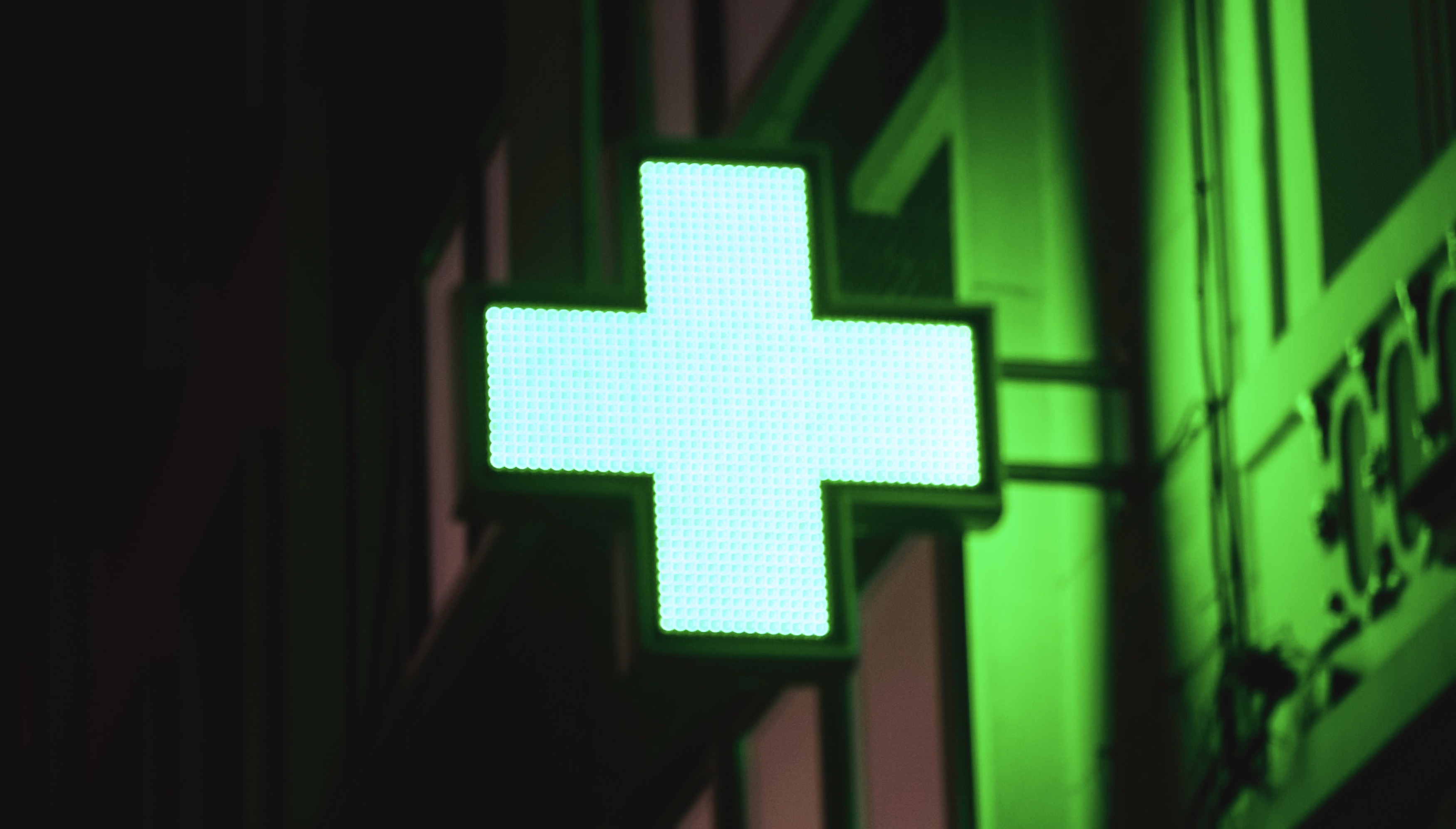 green pharmacy cross