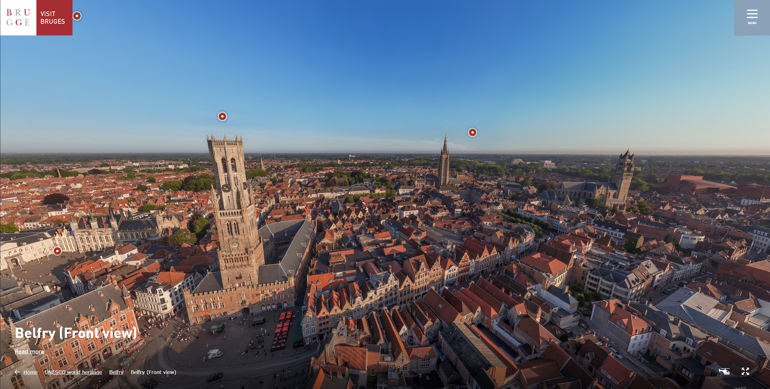 Belfry in 360° (front view)