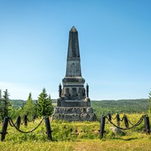 The Karoliner Monument in Duved