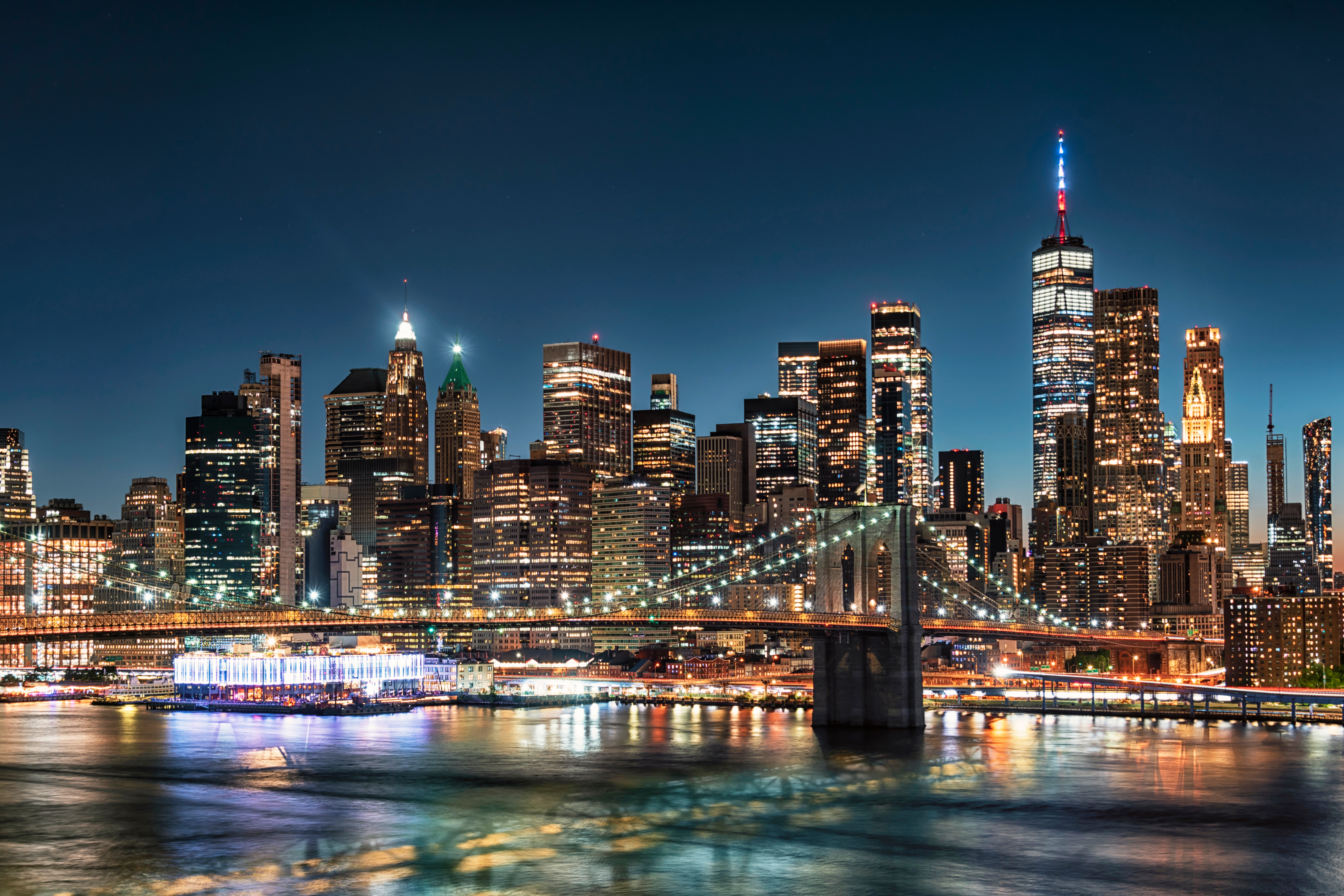 The skyline of New York City, United States