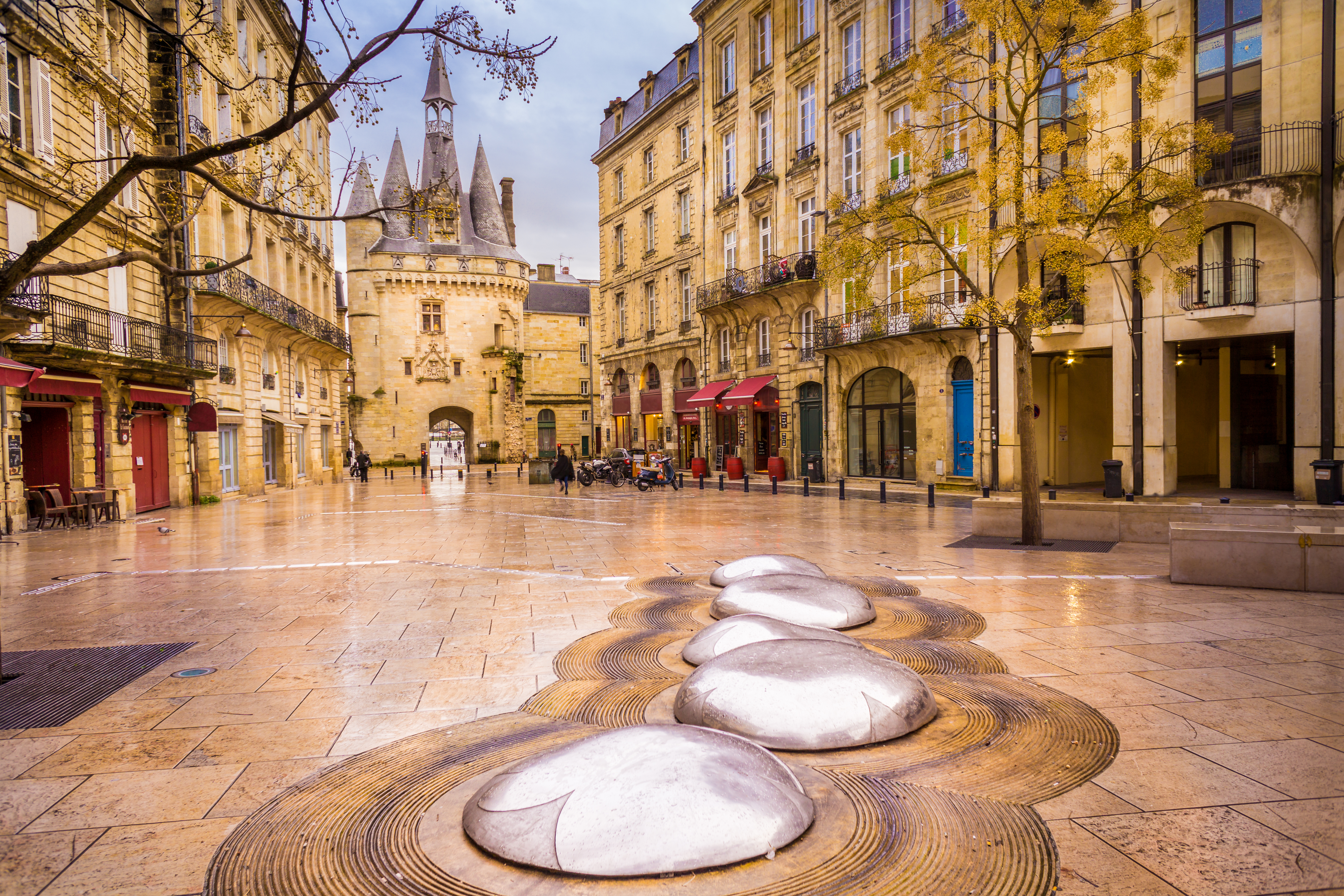 The Porte Cailhau or Porte du Palais is a former town gate of the city of Bordeaux, France. It is one of the main touristic attractions of the city.