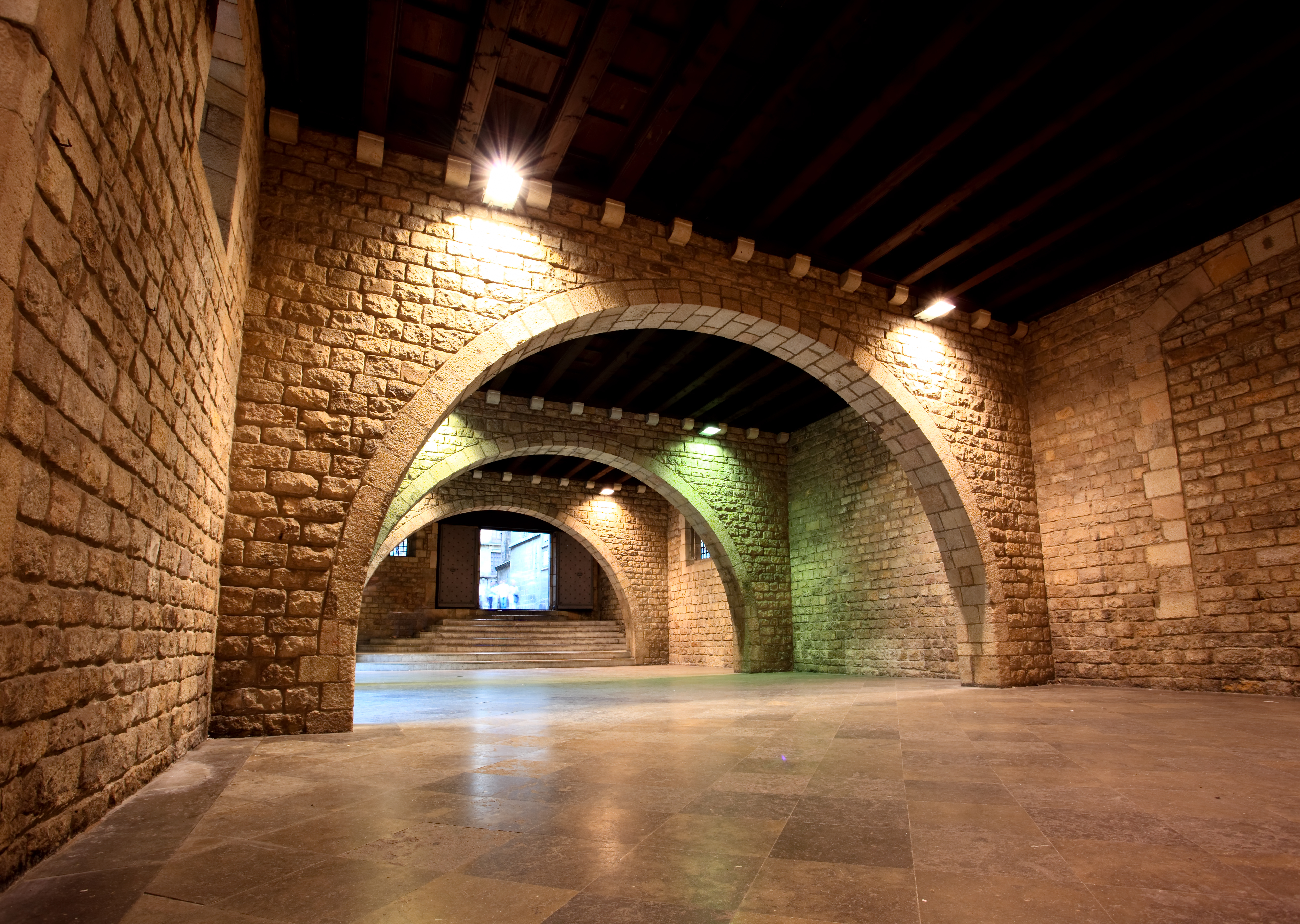 The Picasso Museum in old town Barcelona, Spain
