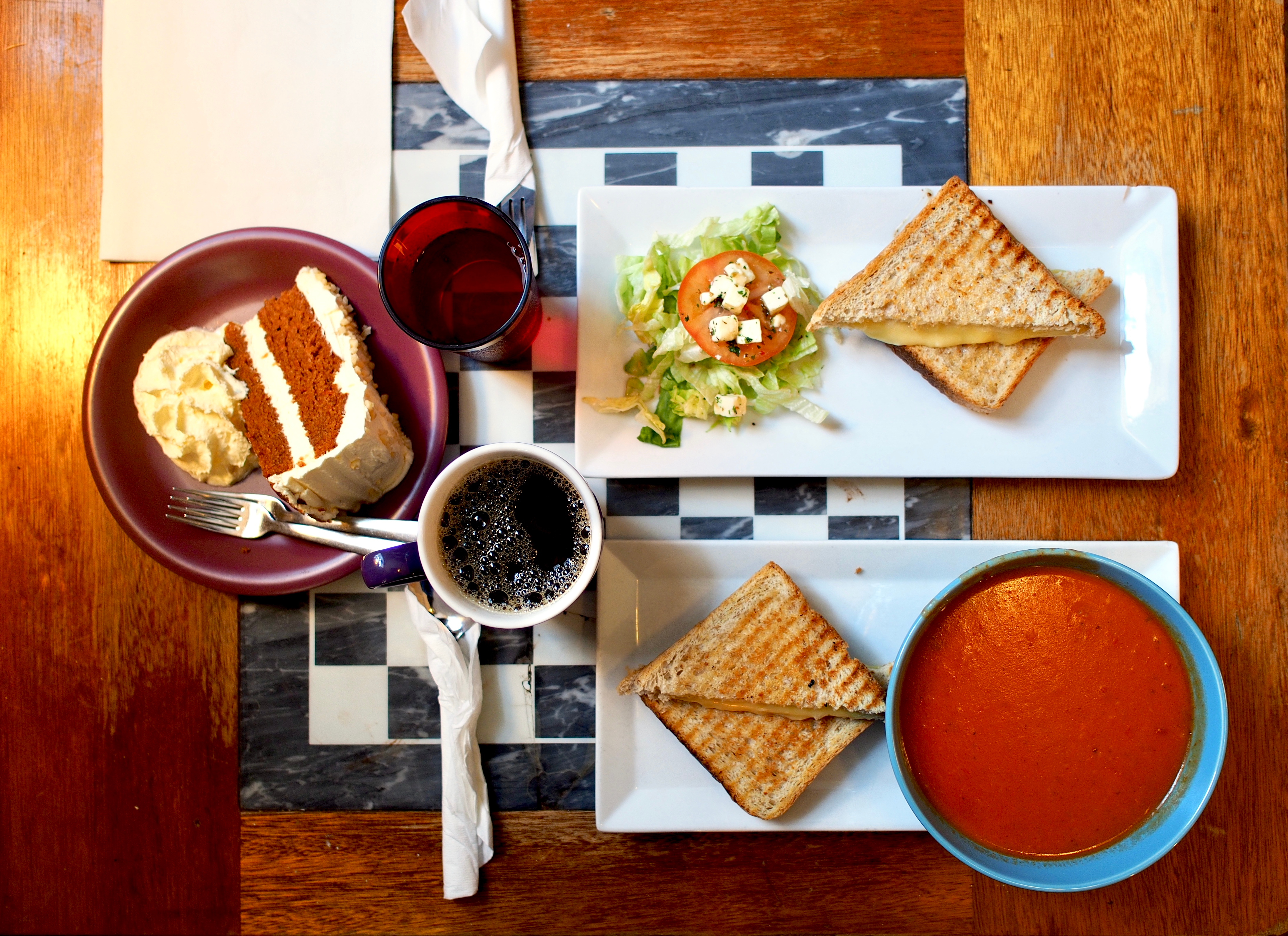 food at a cafe, Reykjavik