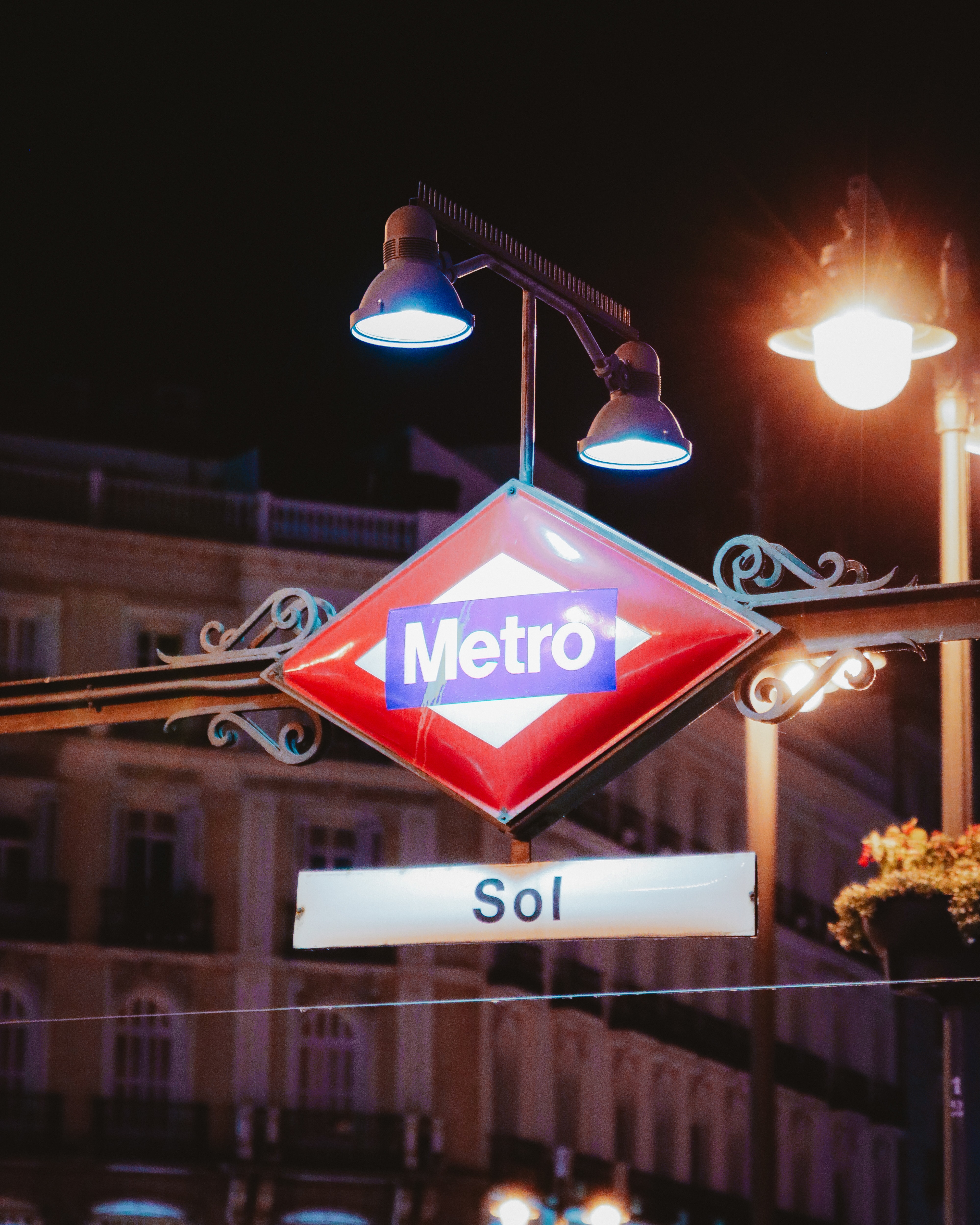 Metro station in Madrid, Spain