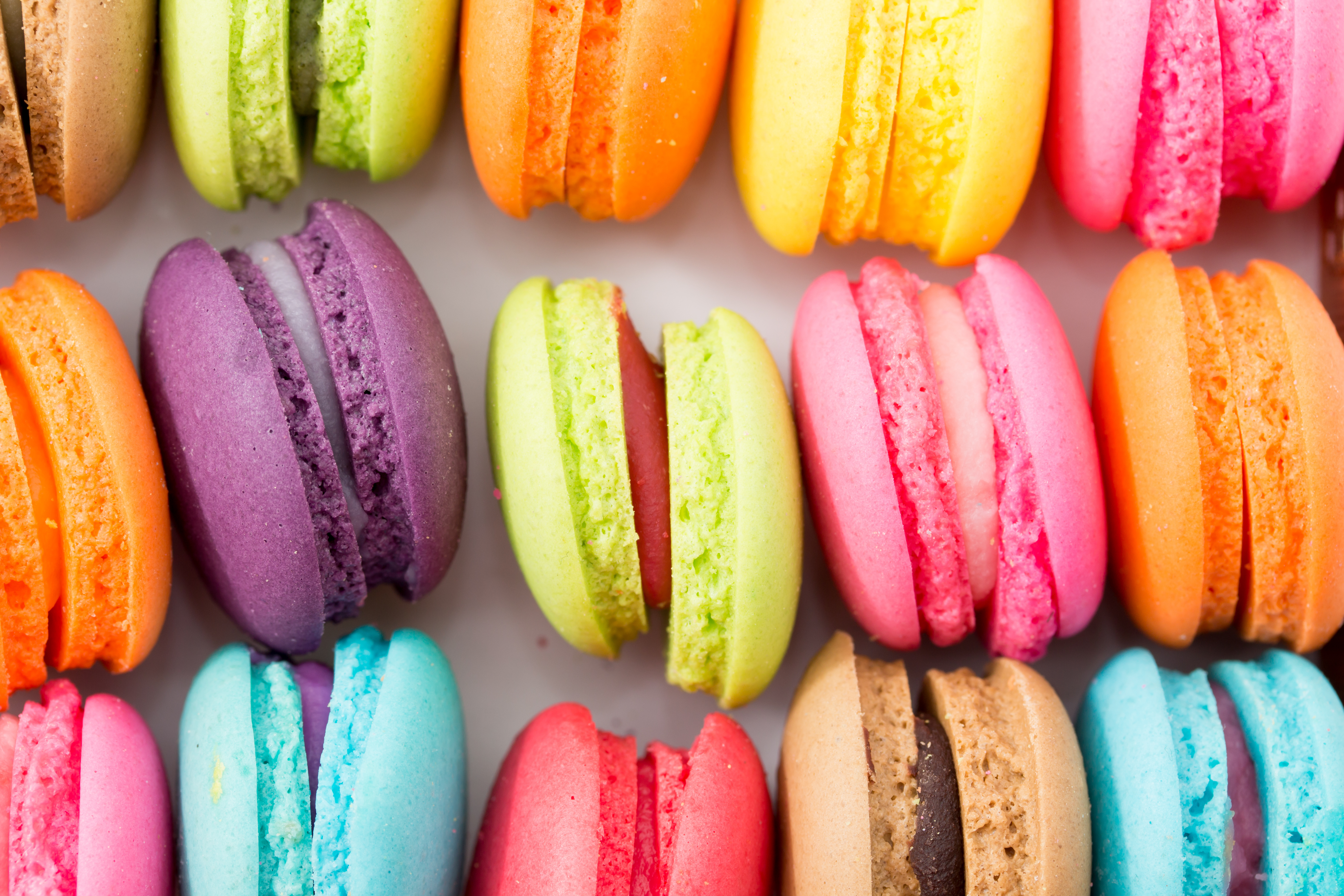 Colorful macaroons