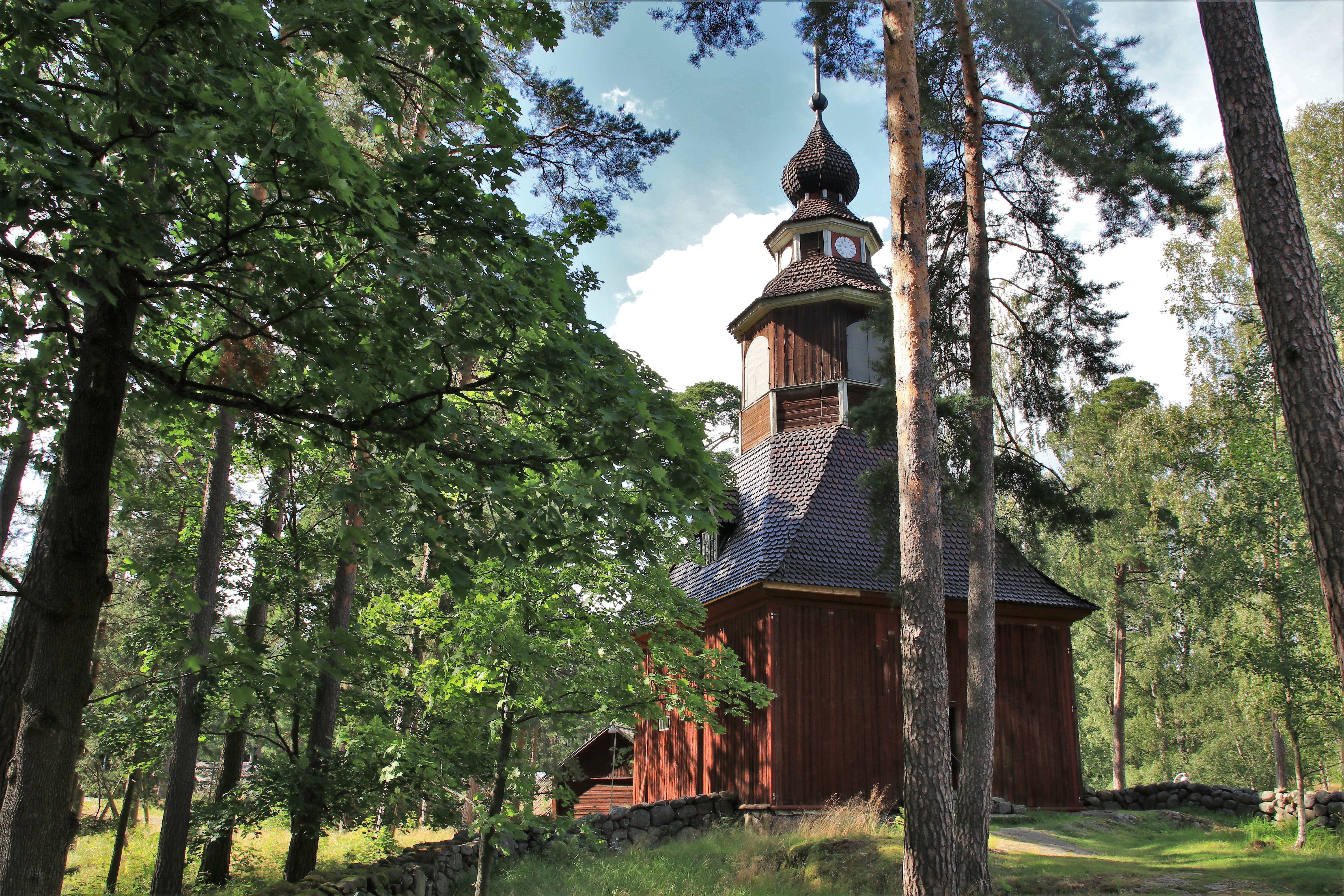 Seurasaari Open Air Museum on an island off Helsinki