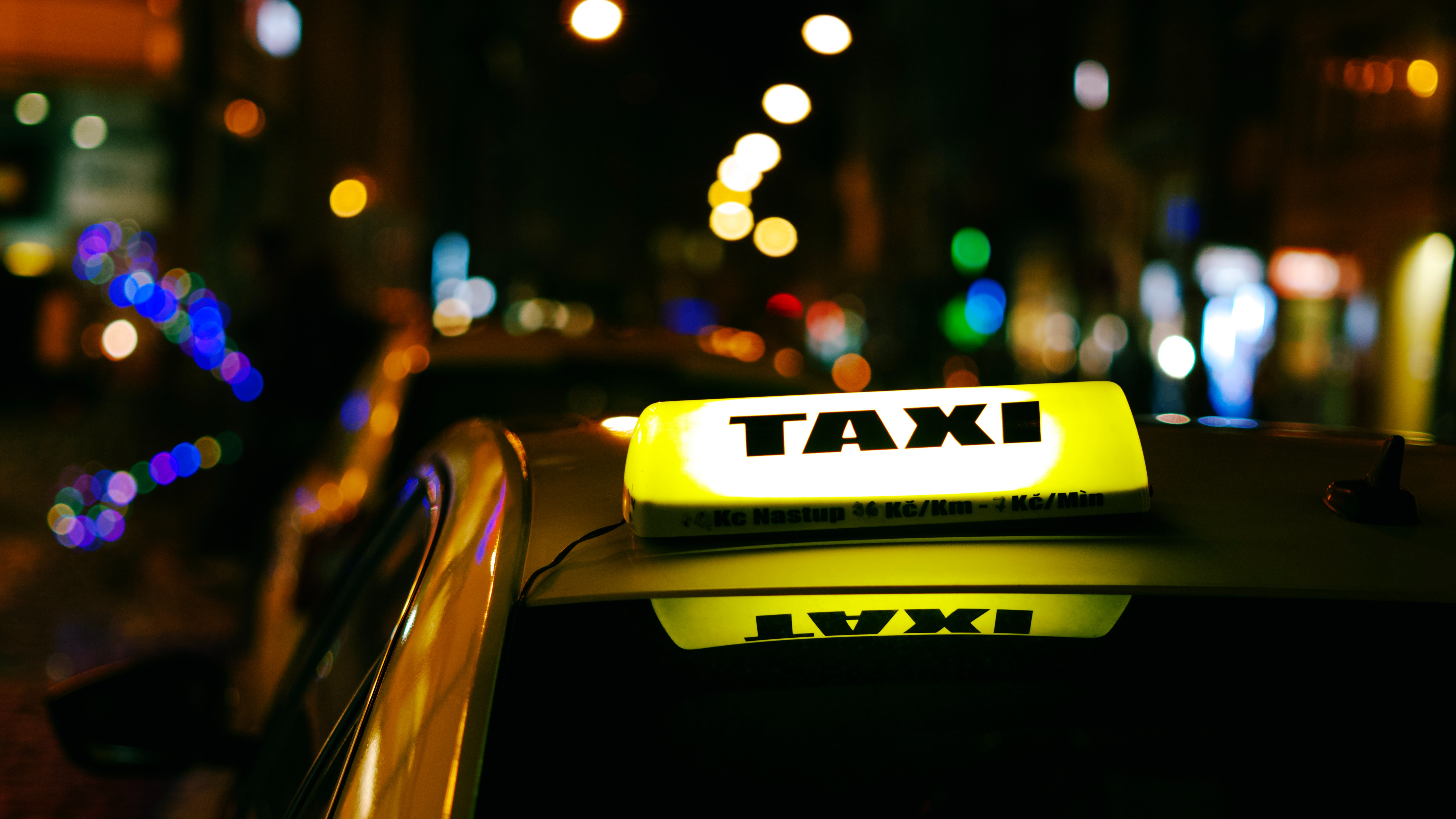 taxi sign