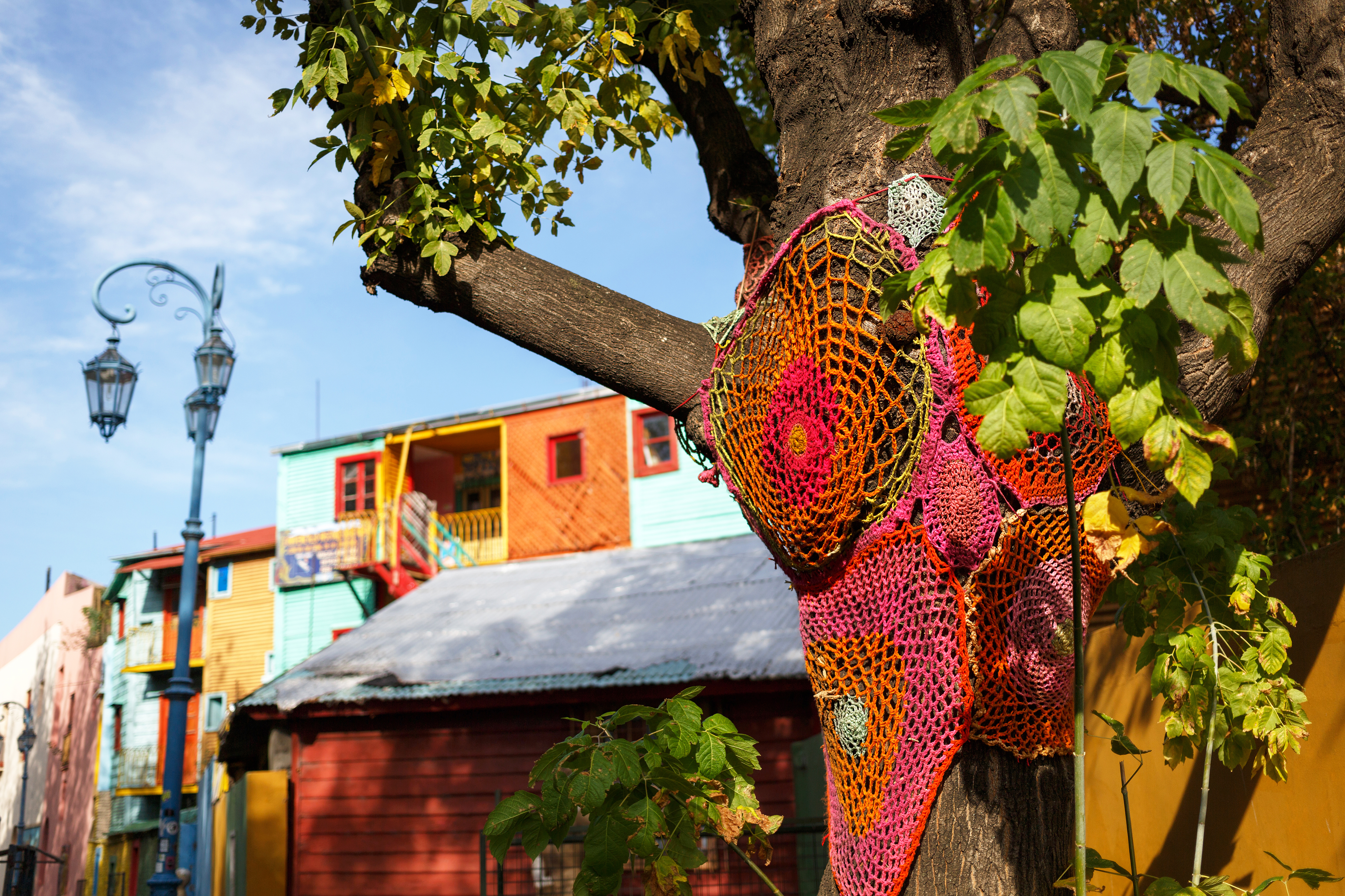 Colorful Caminito street in the La Boca, Buenos Aires, Argentina