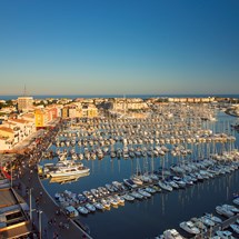 Cap d'Agde: a marina in the Mediterranean