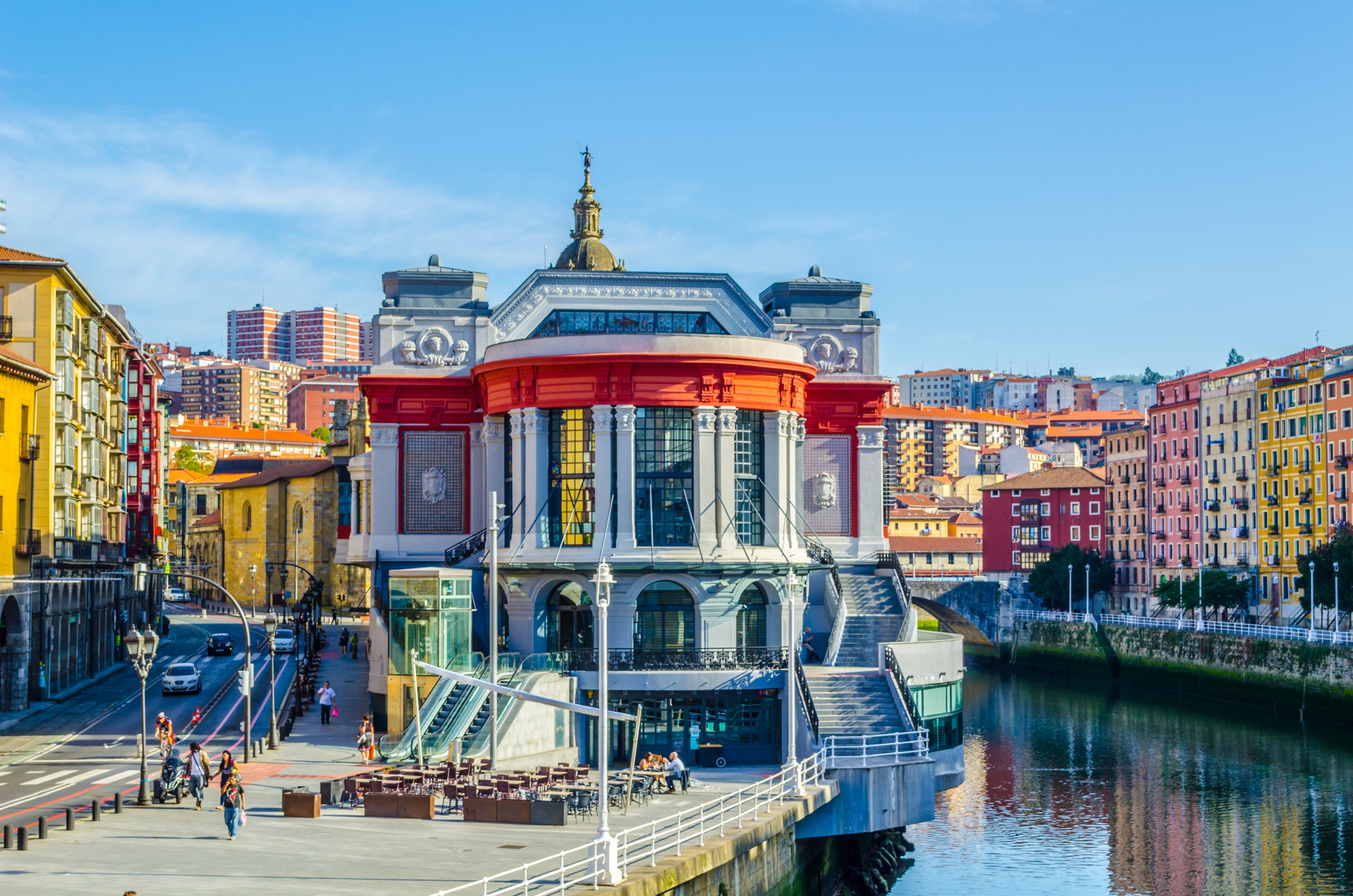 Ribera market in the spanish city Bilbao