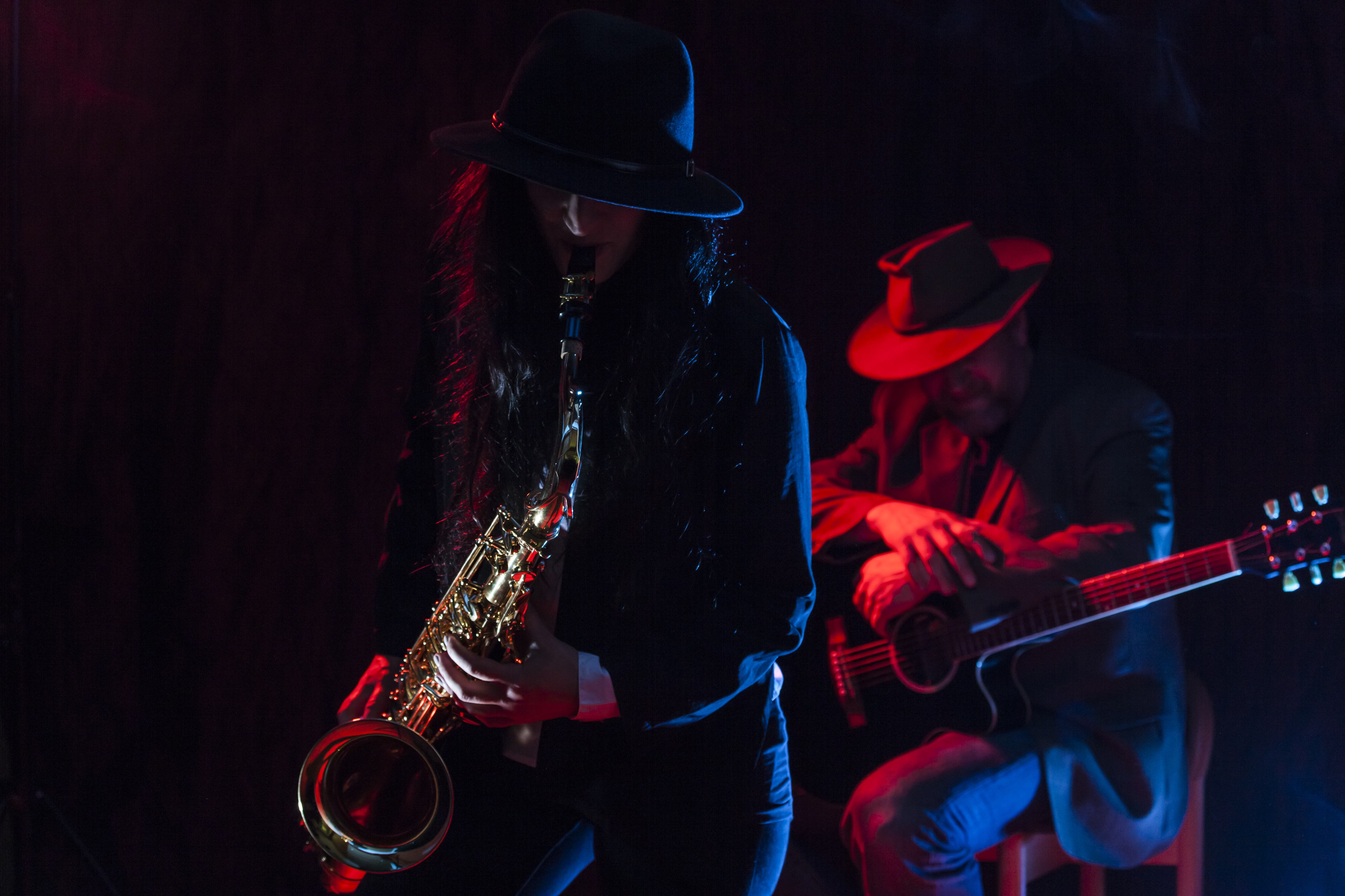 Saxophone and Guitar