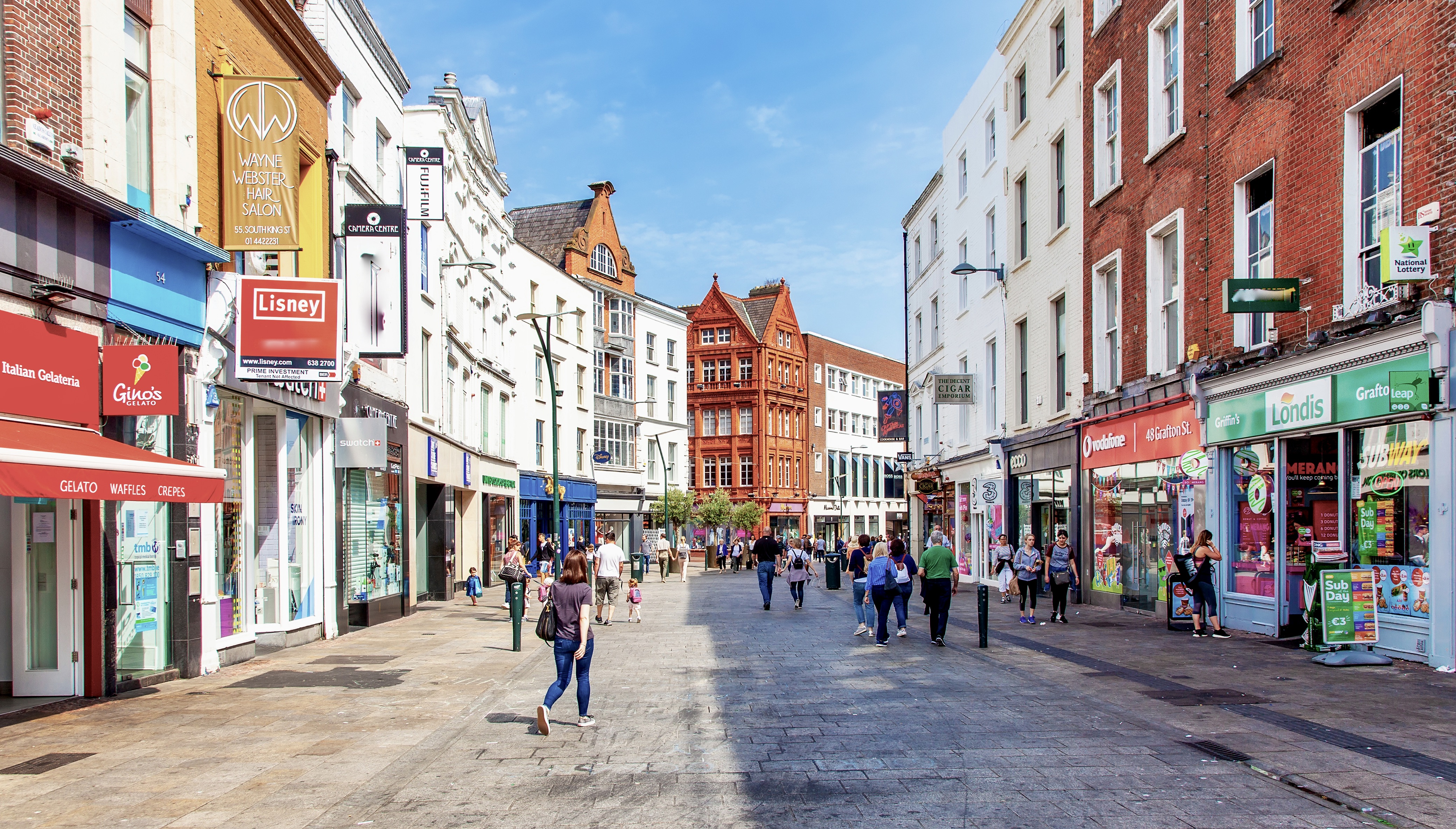 Grafton street in Dublin