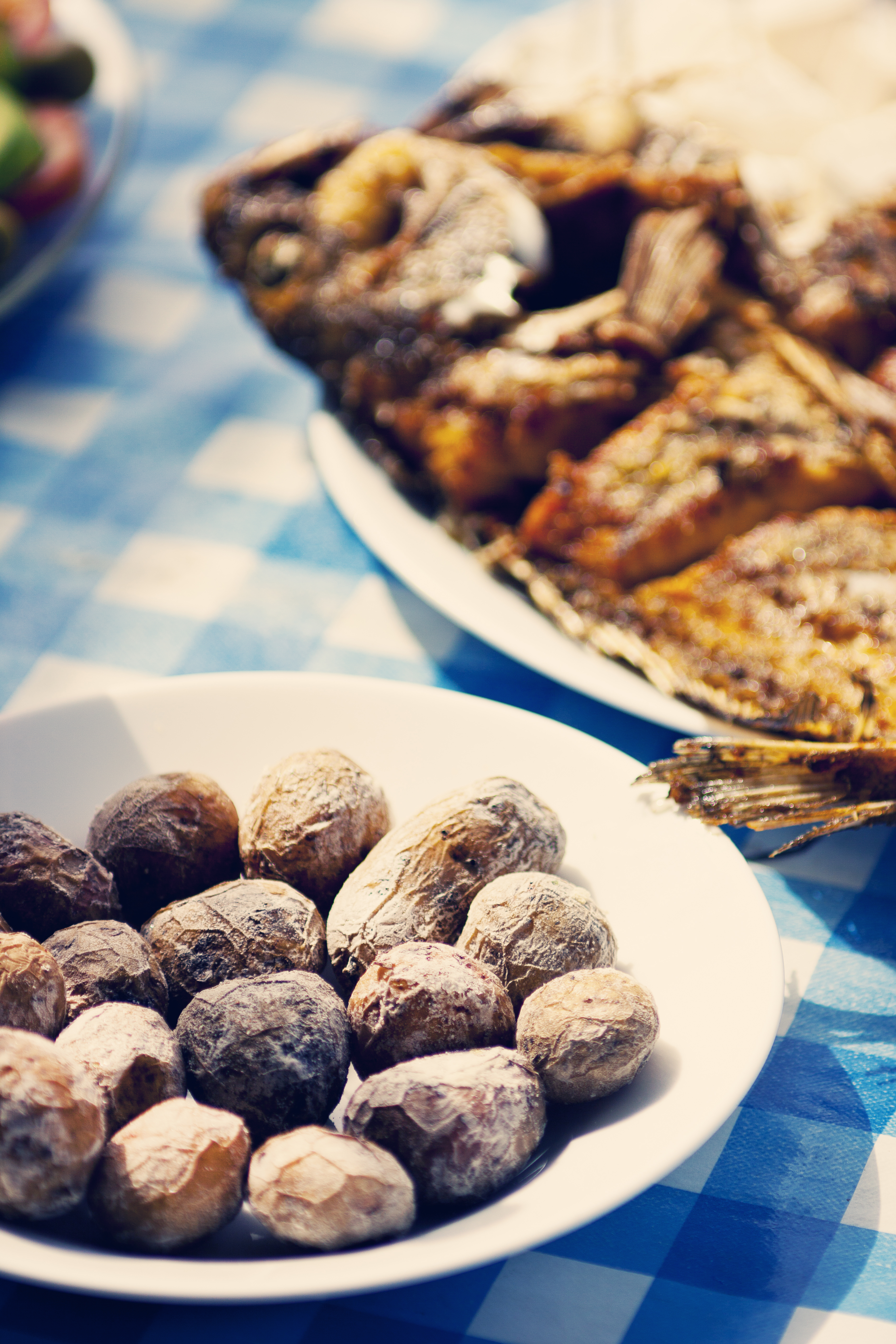 Papas Arrugadas and Fish