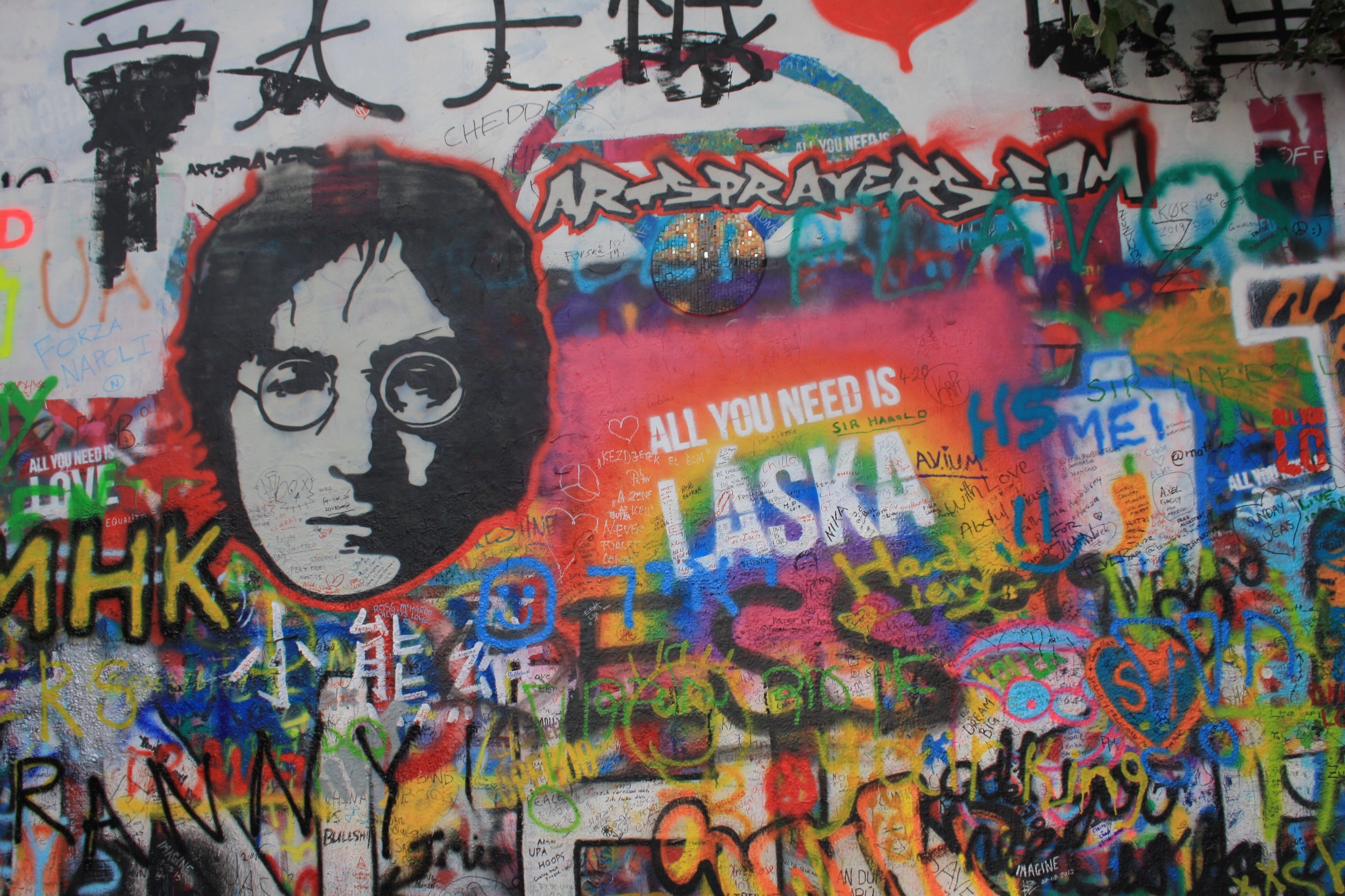 John Lennon Wall - Prague