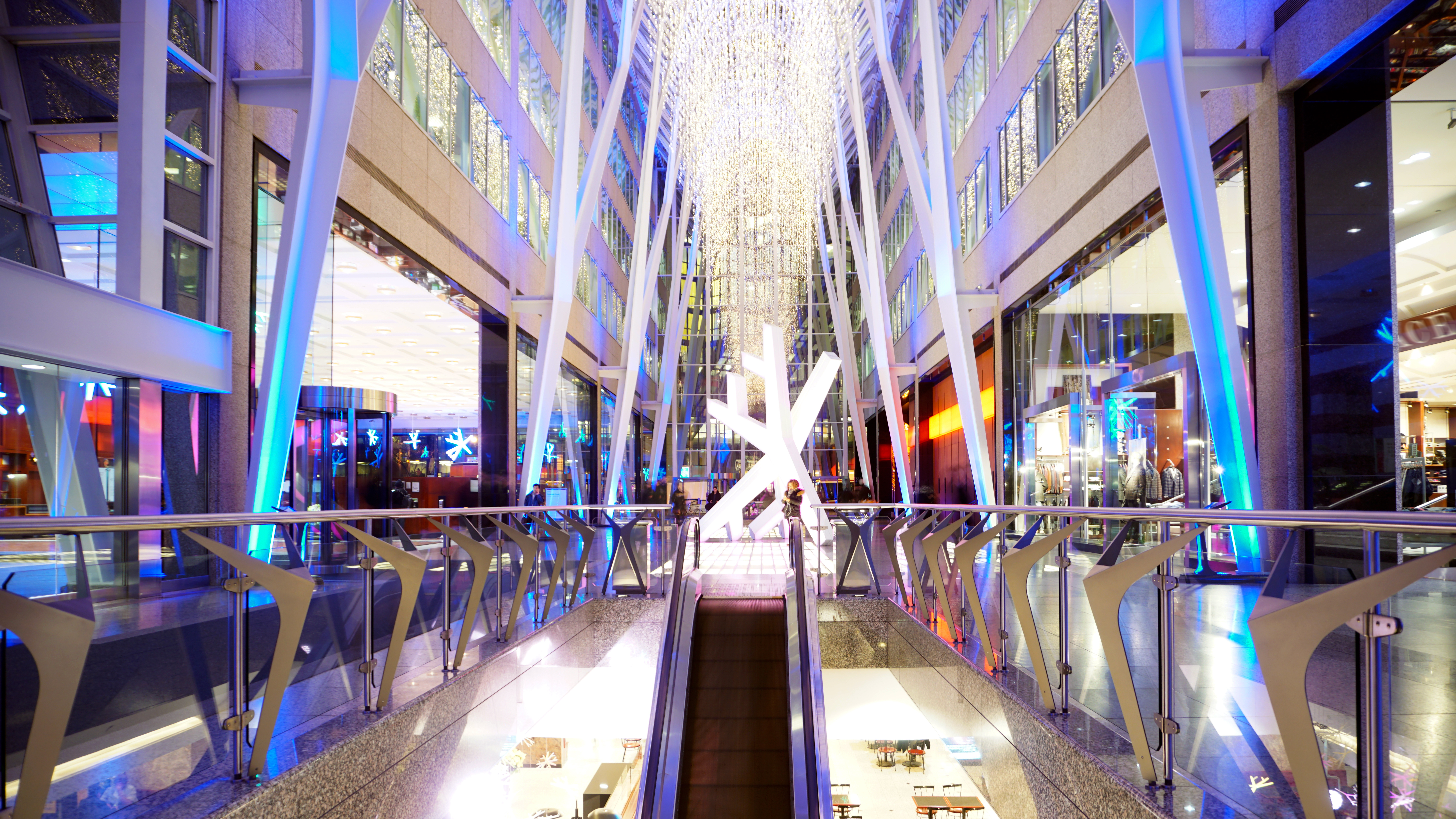 Shopping mall in downtown Toronto