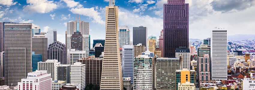 San Francisco, California, USA Skyline.