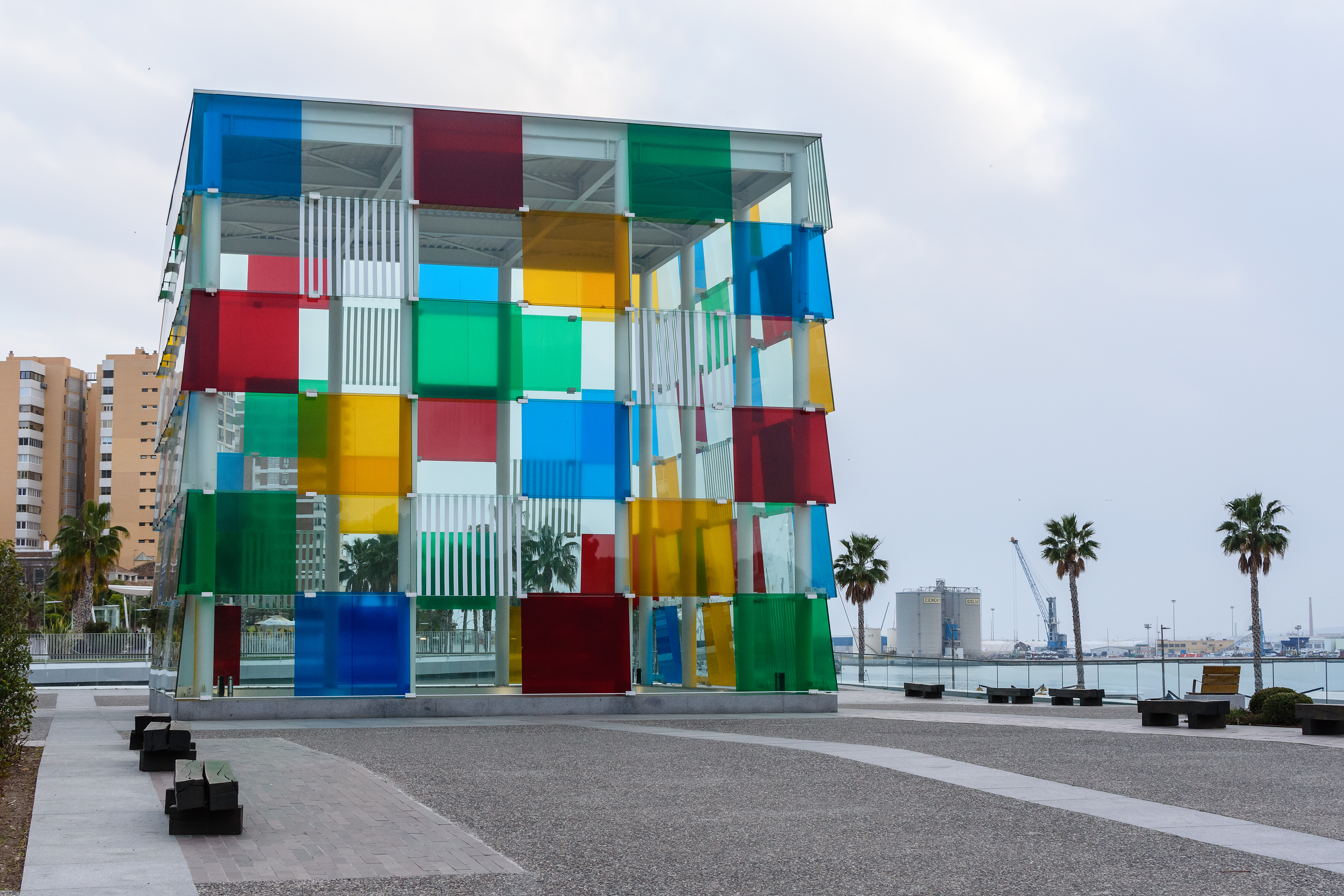 Centre Pompidou in Malaga, Spain