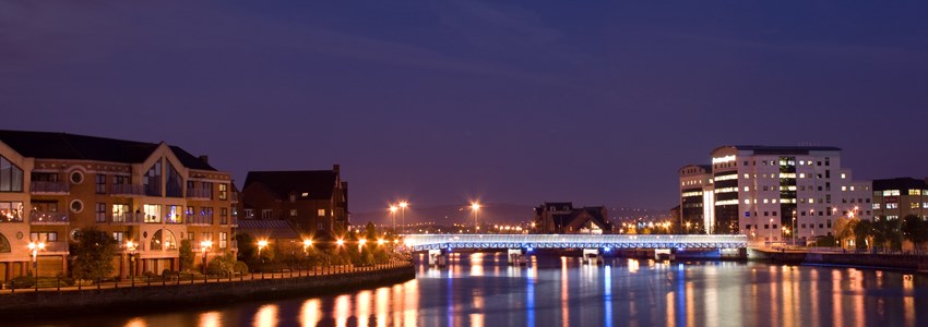 Belfast from the River Lagan