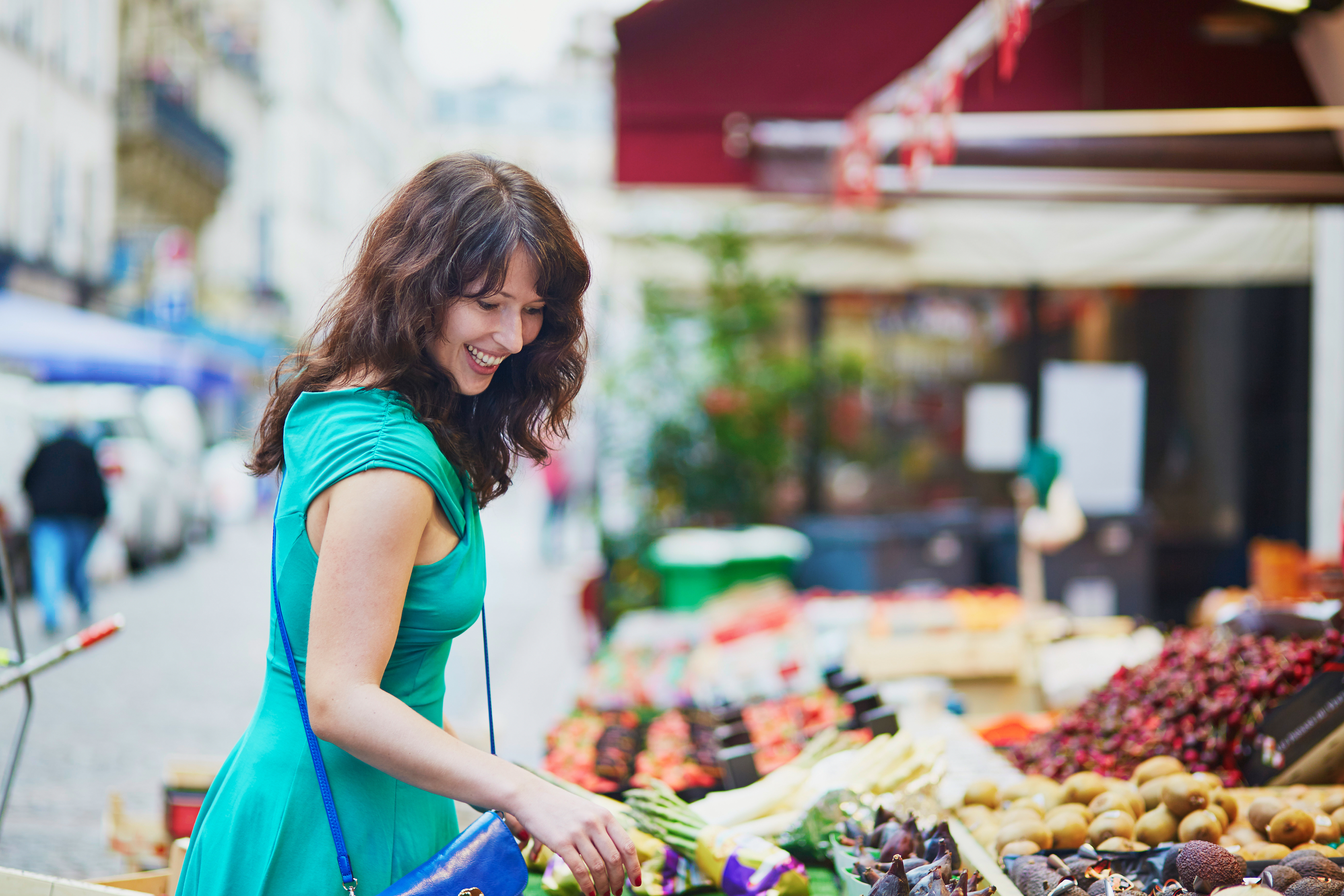 Woman at market