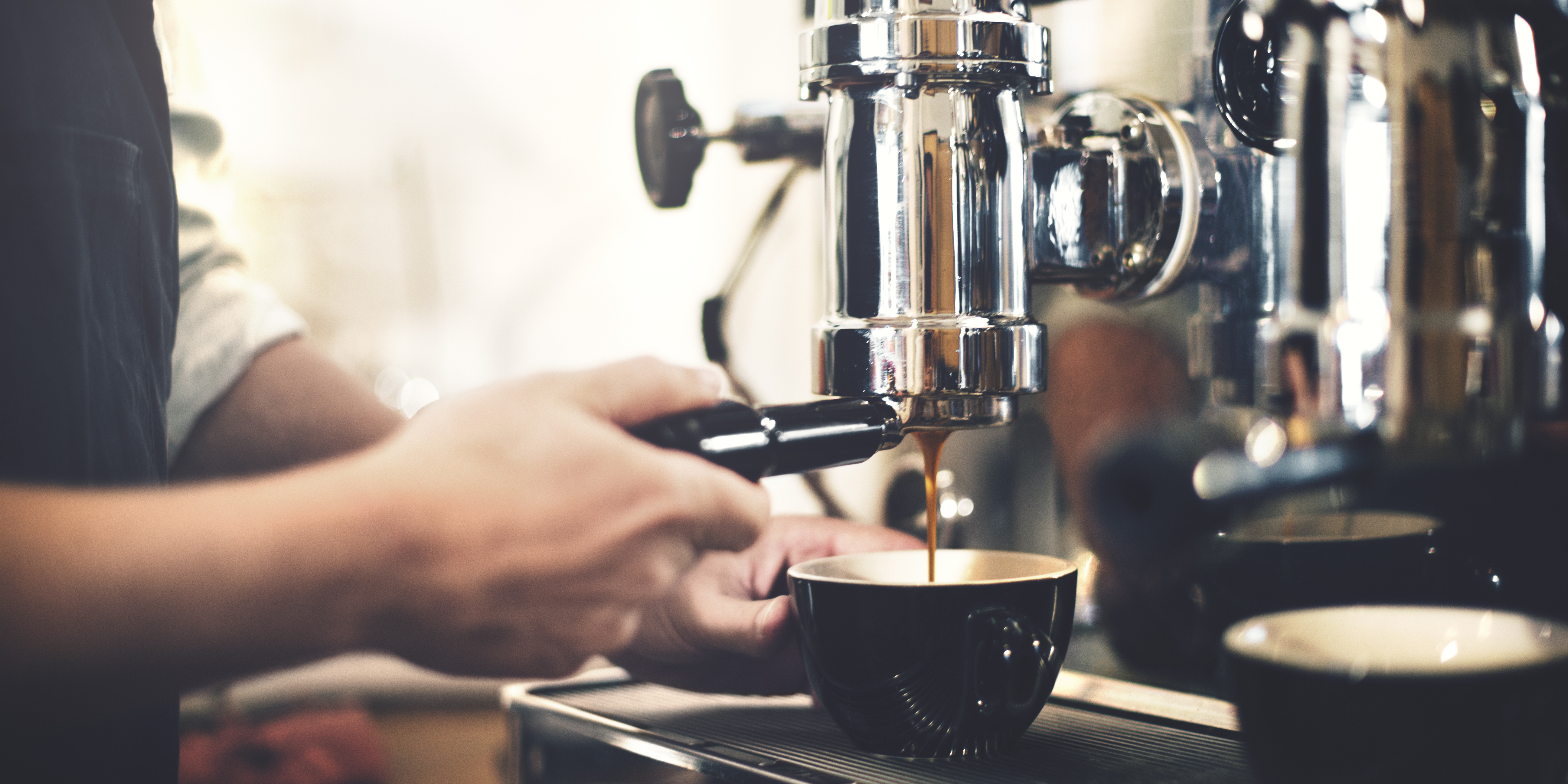 Barista making Espresso