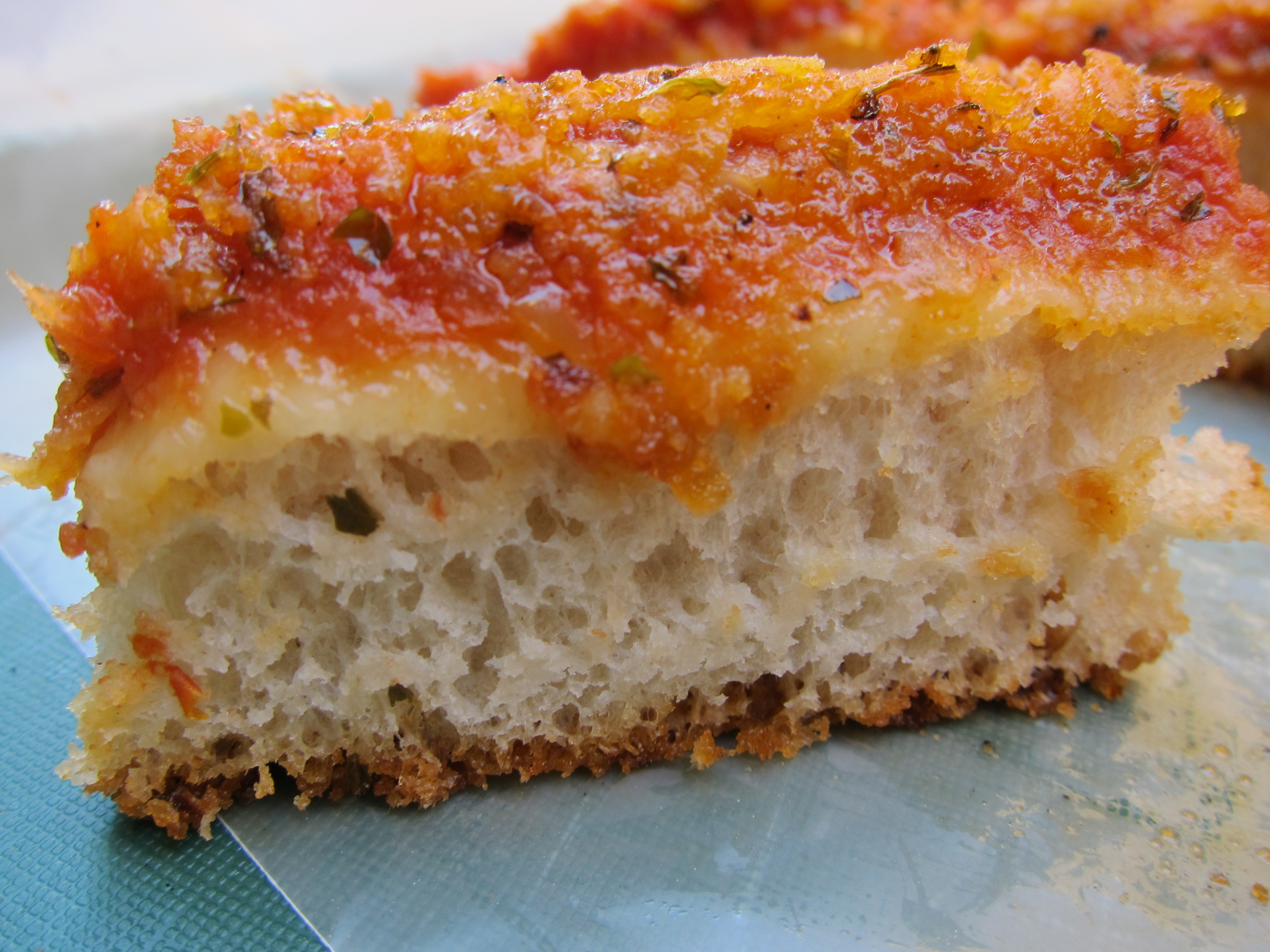 Sicilian pizza Sfincione