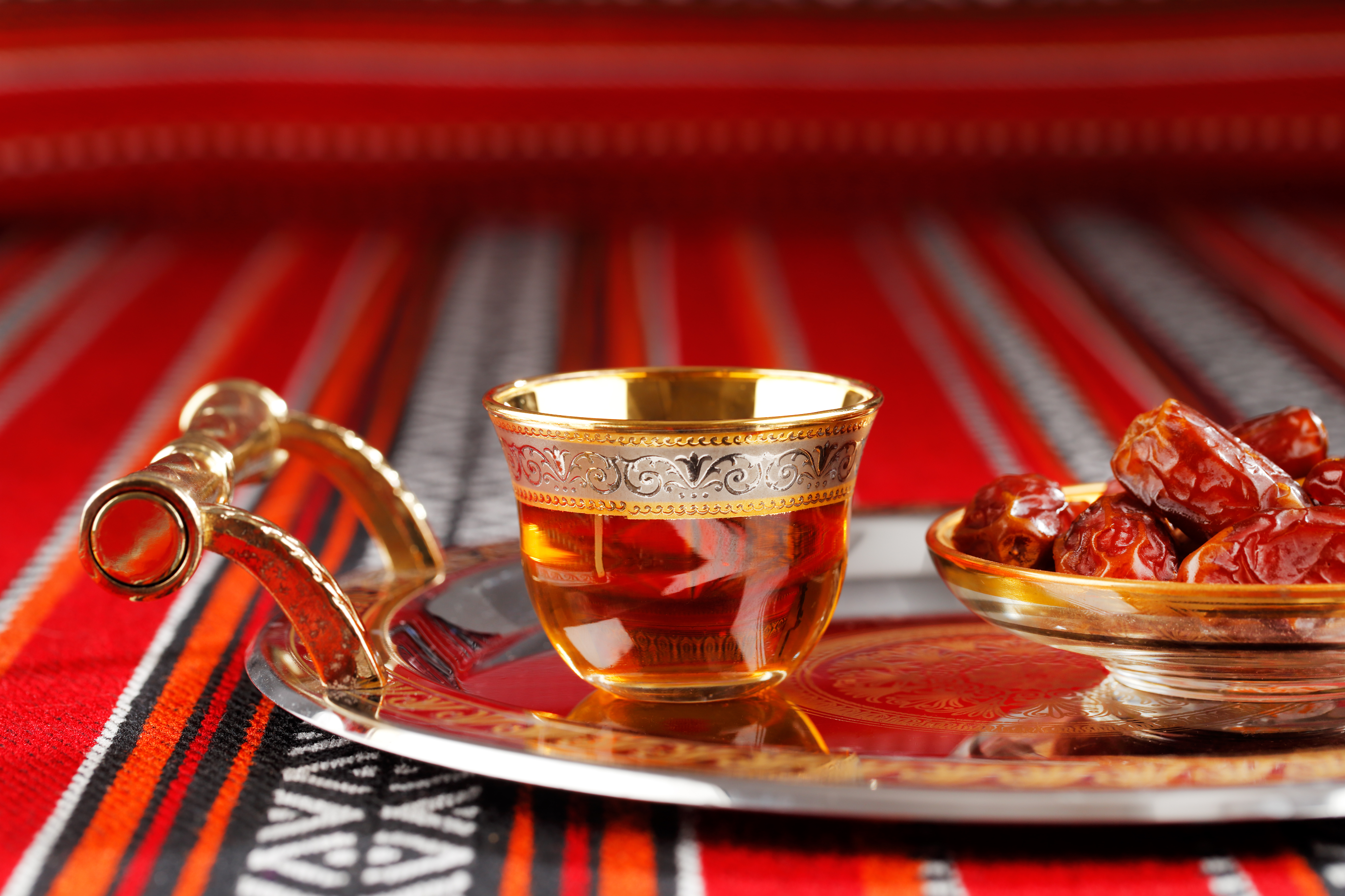 Arabic tea and dates