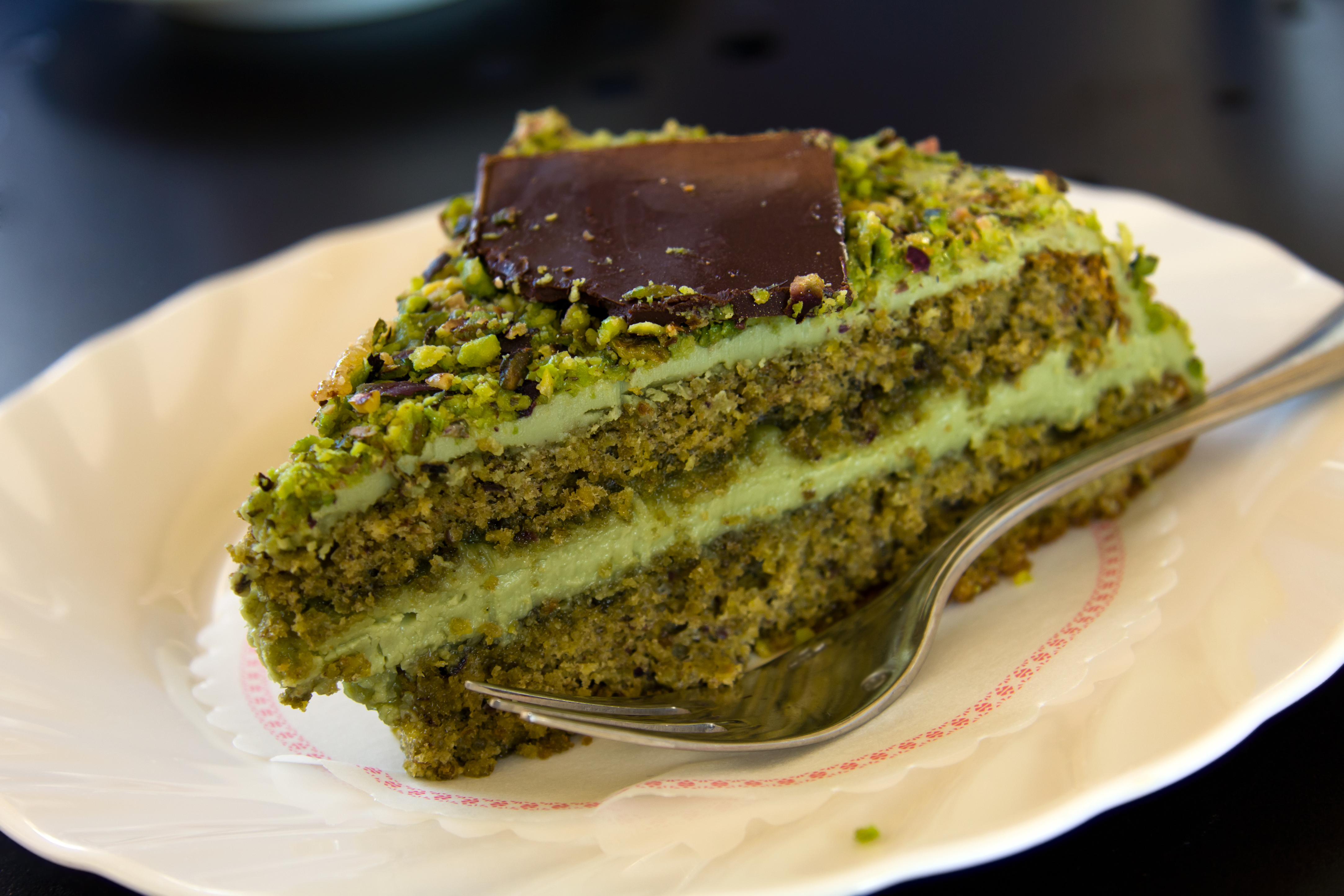 Sicilian pistachio cake