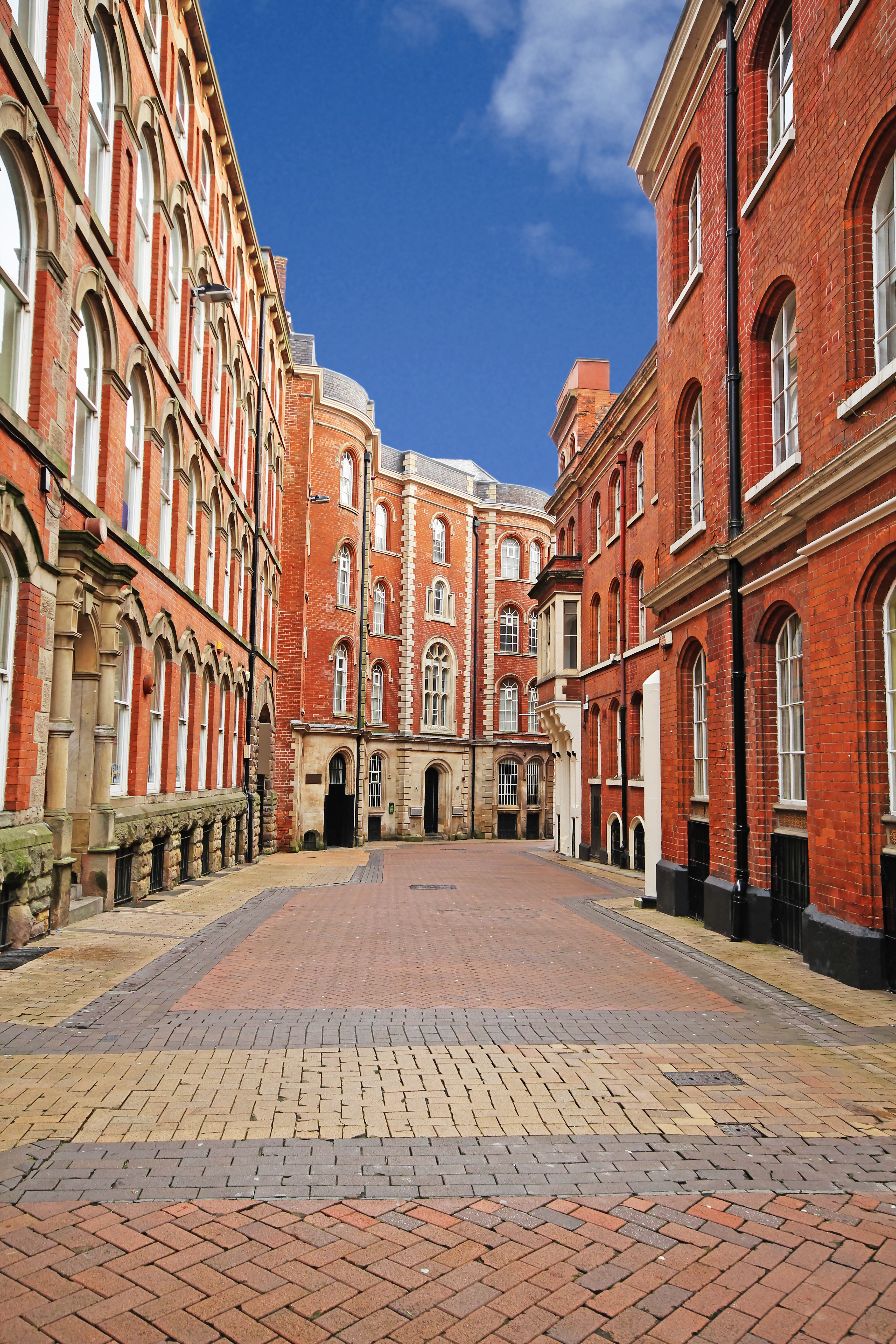 The Broadway, Lace Market, Nottingham, England. (The Lace Market was the centre of the lace making industry during the British Empire)