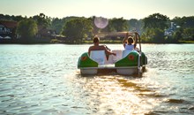 Boating Corcoran Pond