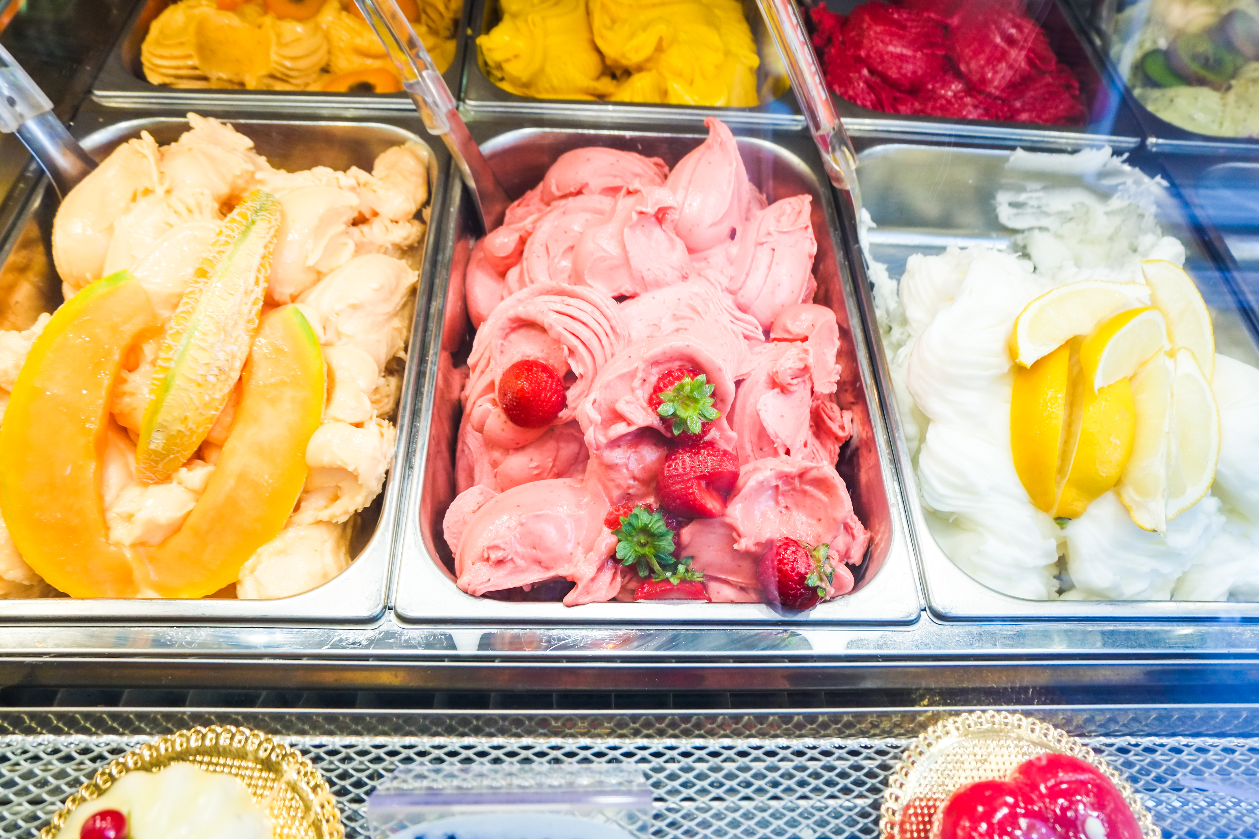 Italian ice-cream gelato