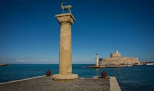 Mandraki Harbour - Colossus of Rhodes
