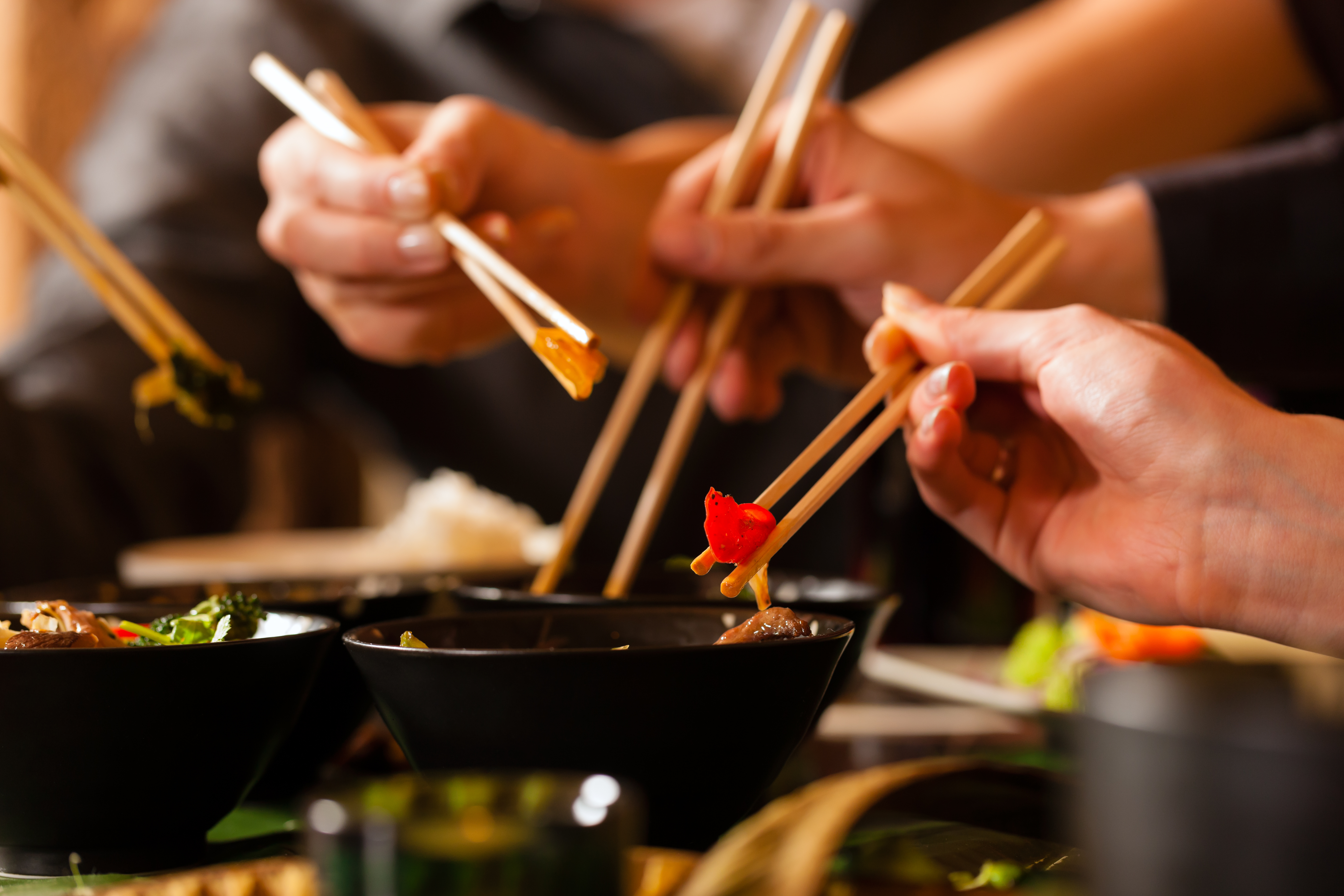 People dining in Macau