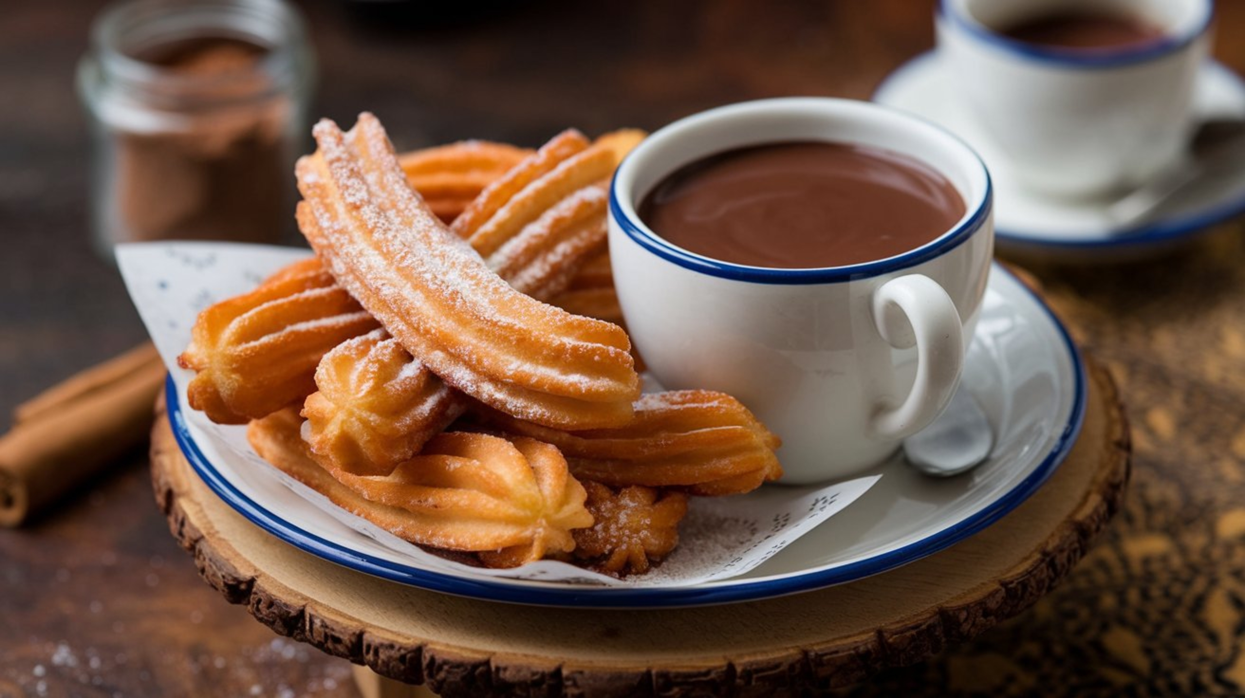 Crispy Spanish Churros with Chocolate