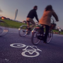 Biking in Malmö