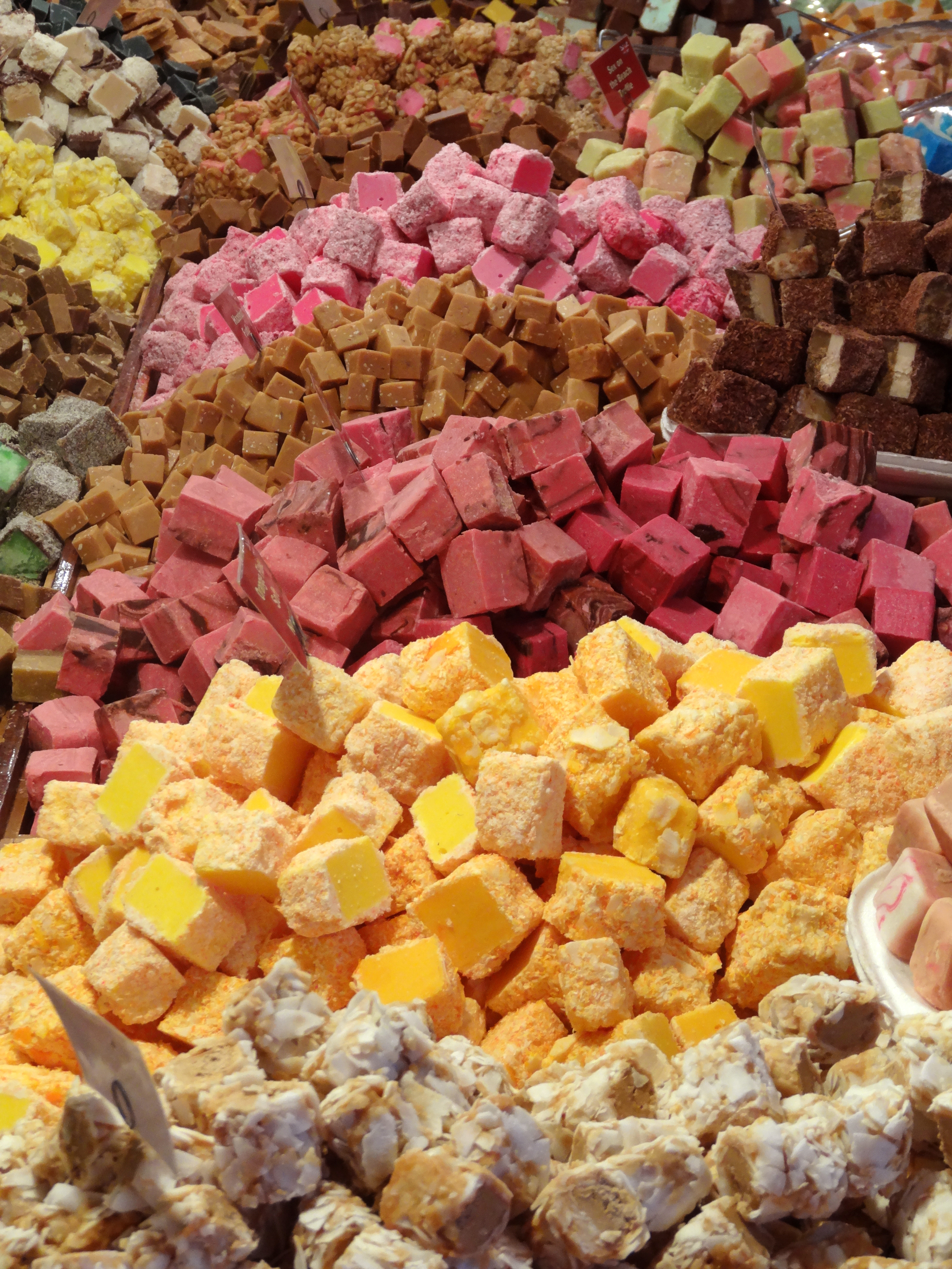British fudge at market