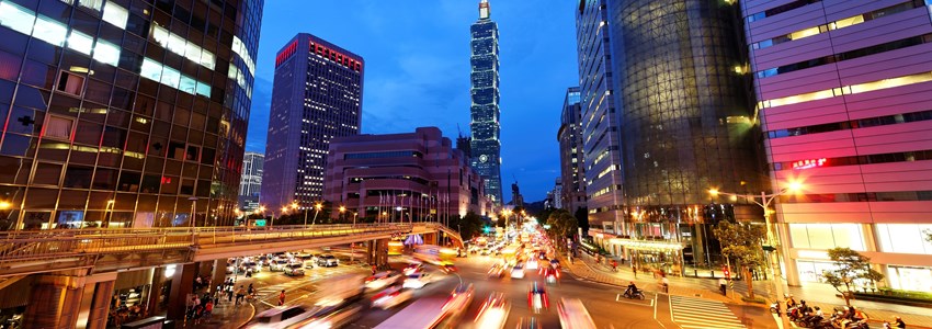 Night city Taipei