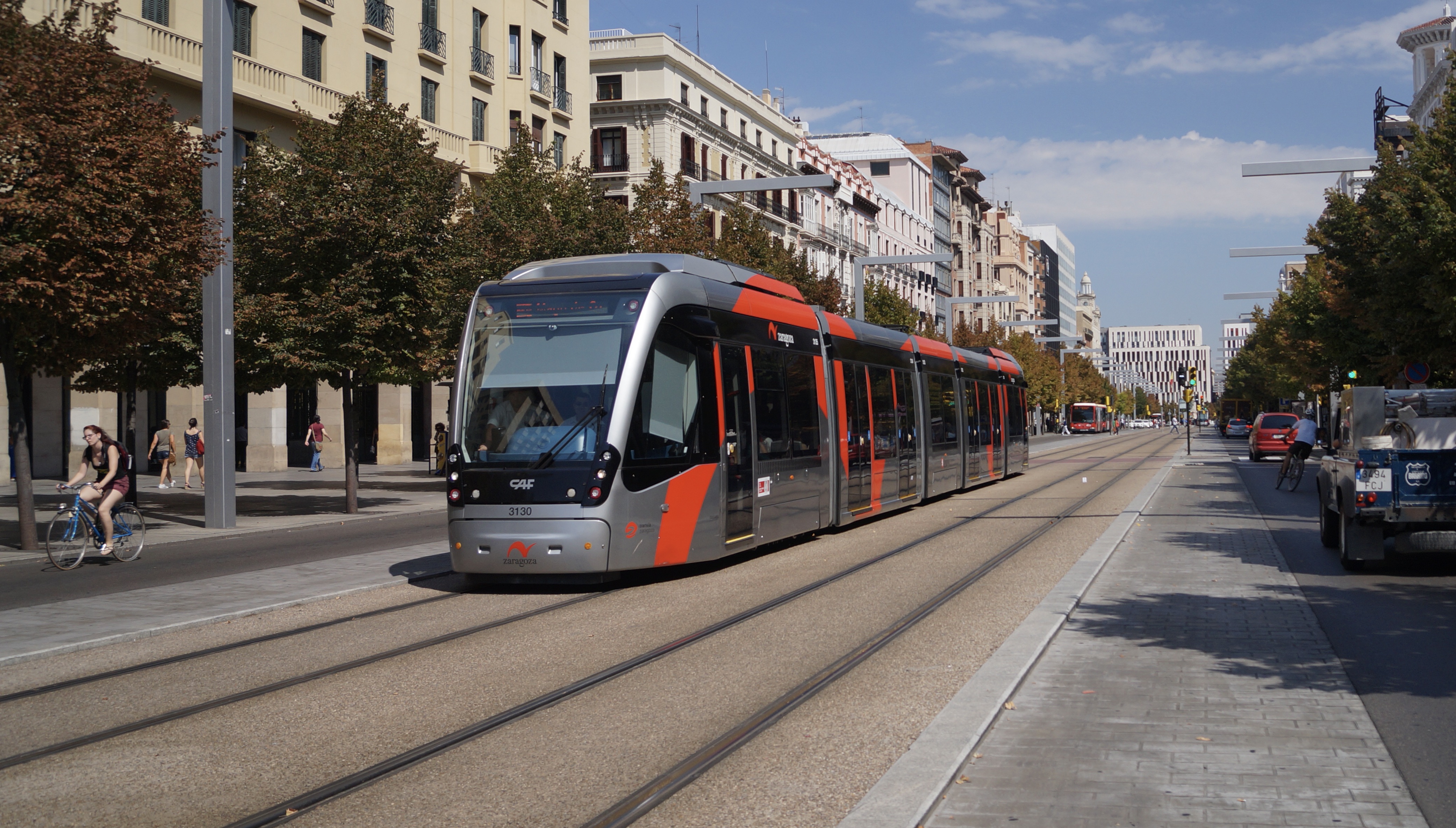 tram in Zaragoza