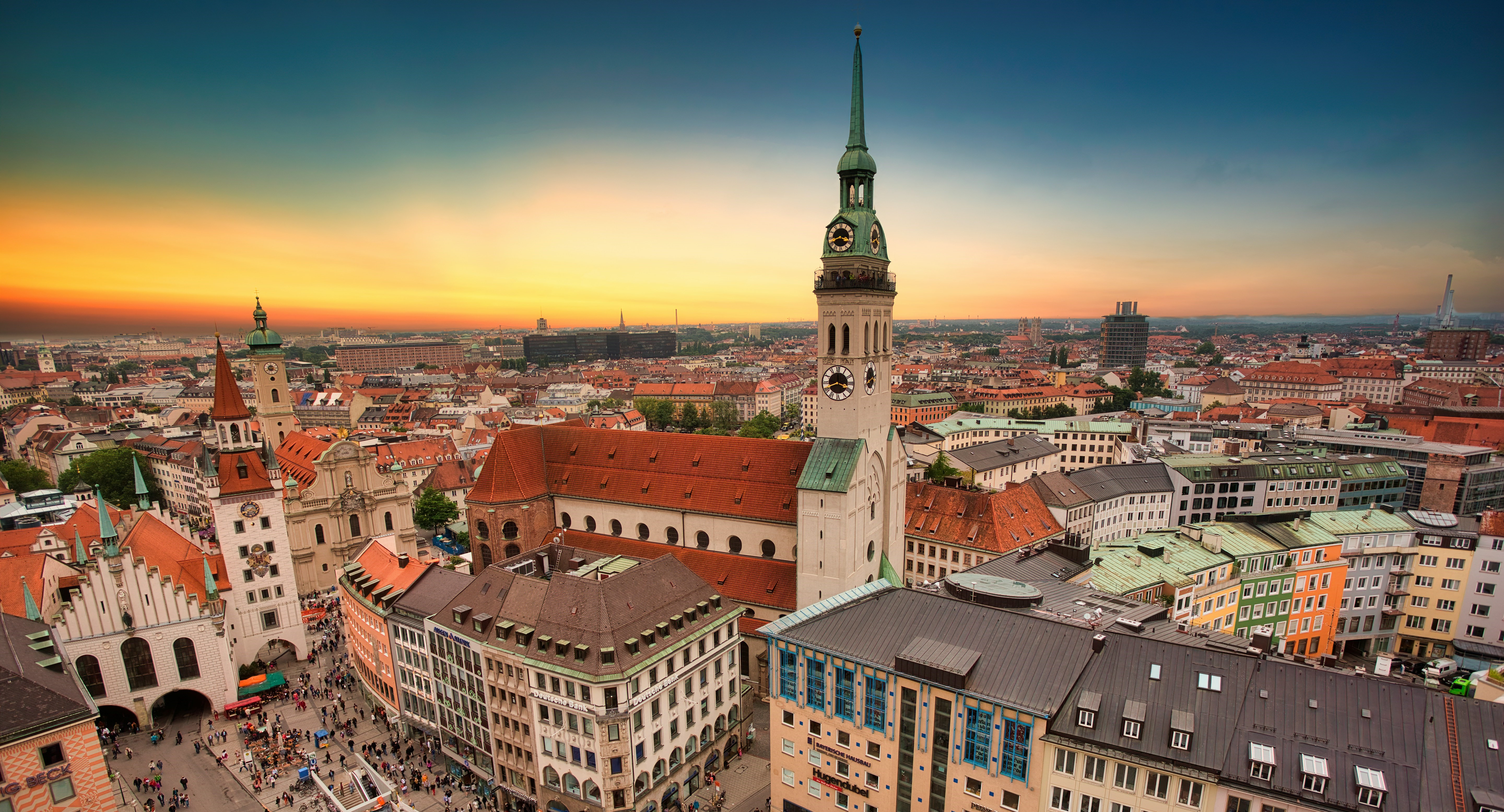 Aerial View of Munich