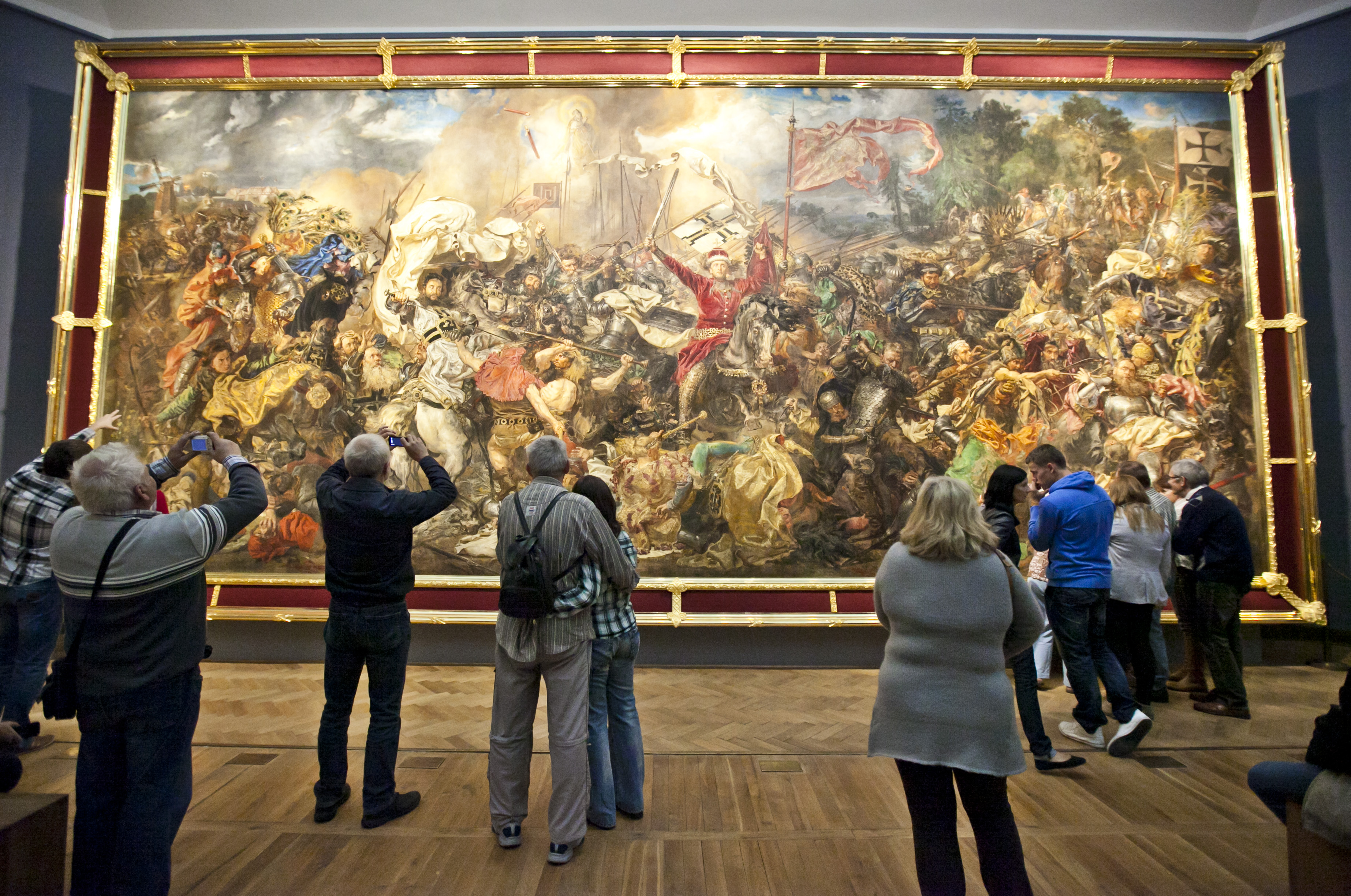 big painting at the National Museum in Warsaw