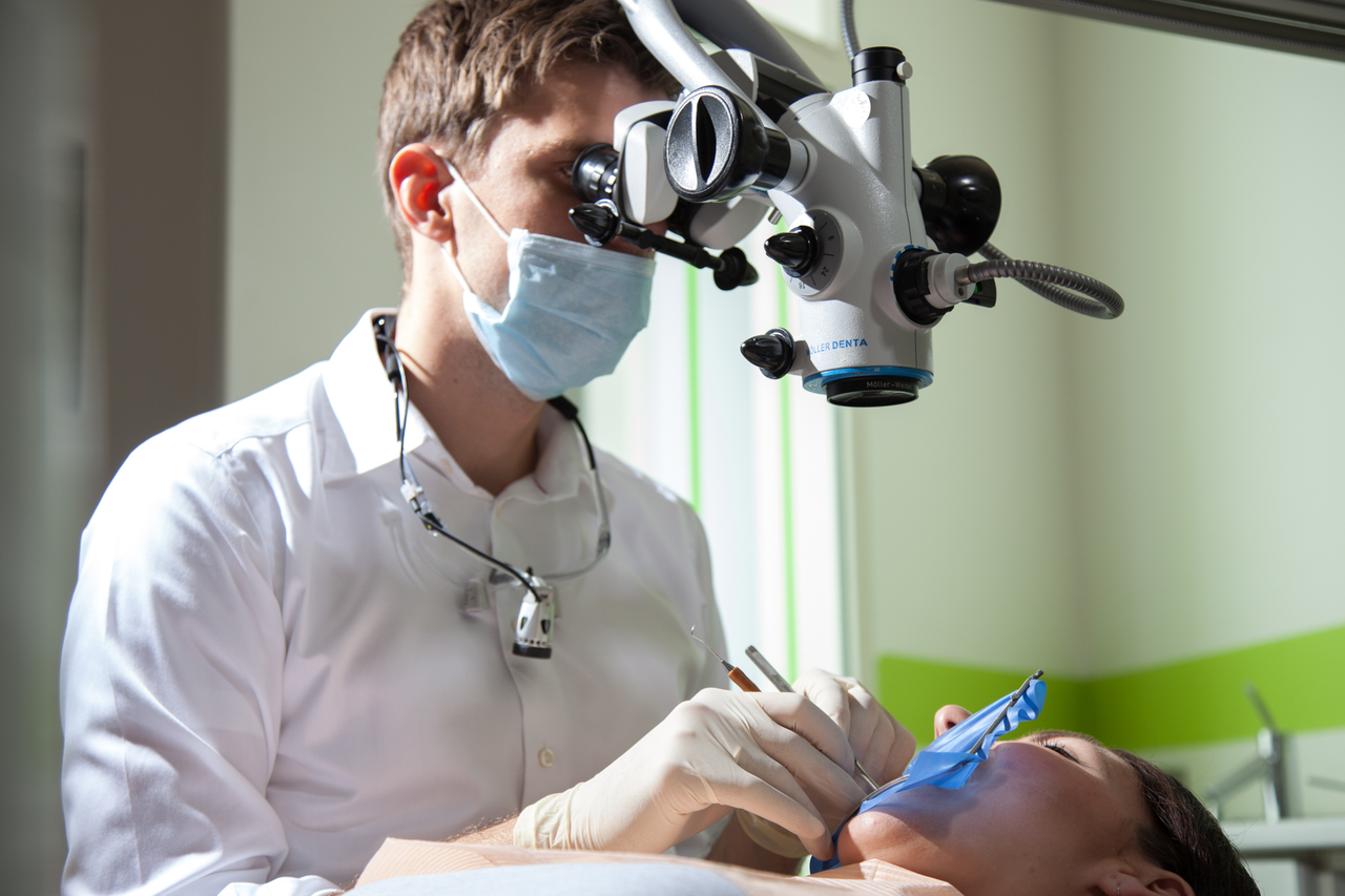 dentist at work