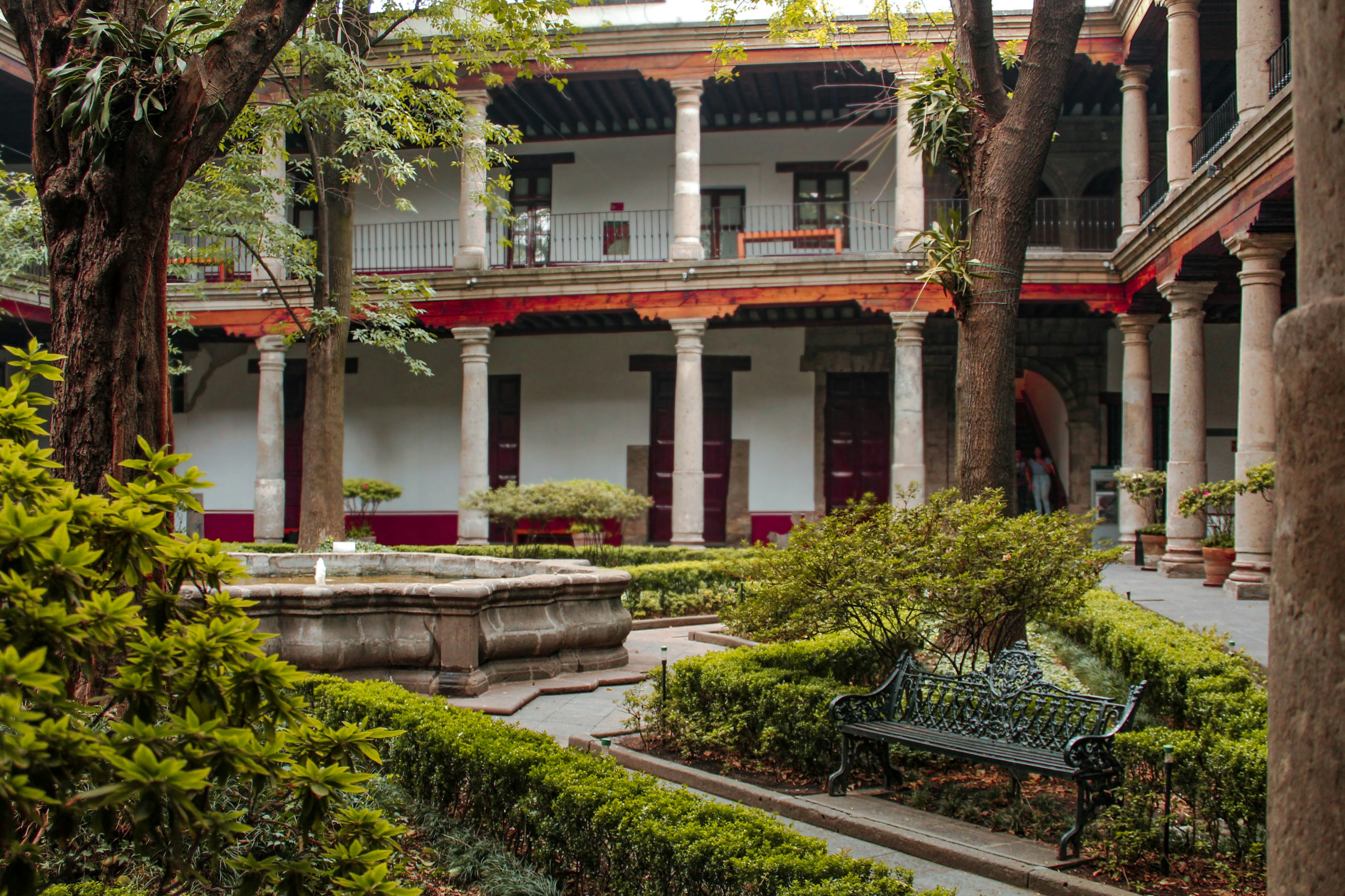 courtyard of Franz Mayer Museum, Mexico City, Mexico