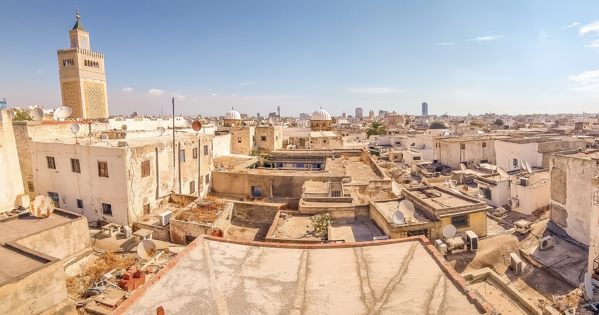 Aerial view of Tunis, Tunisia