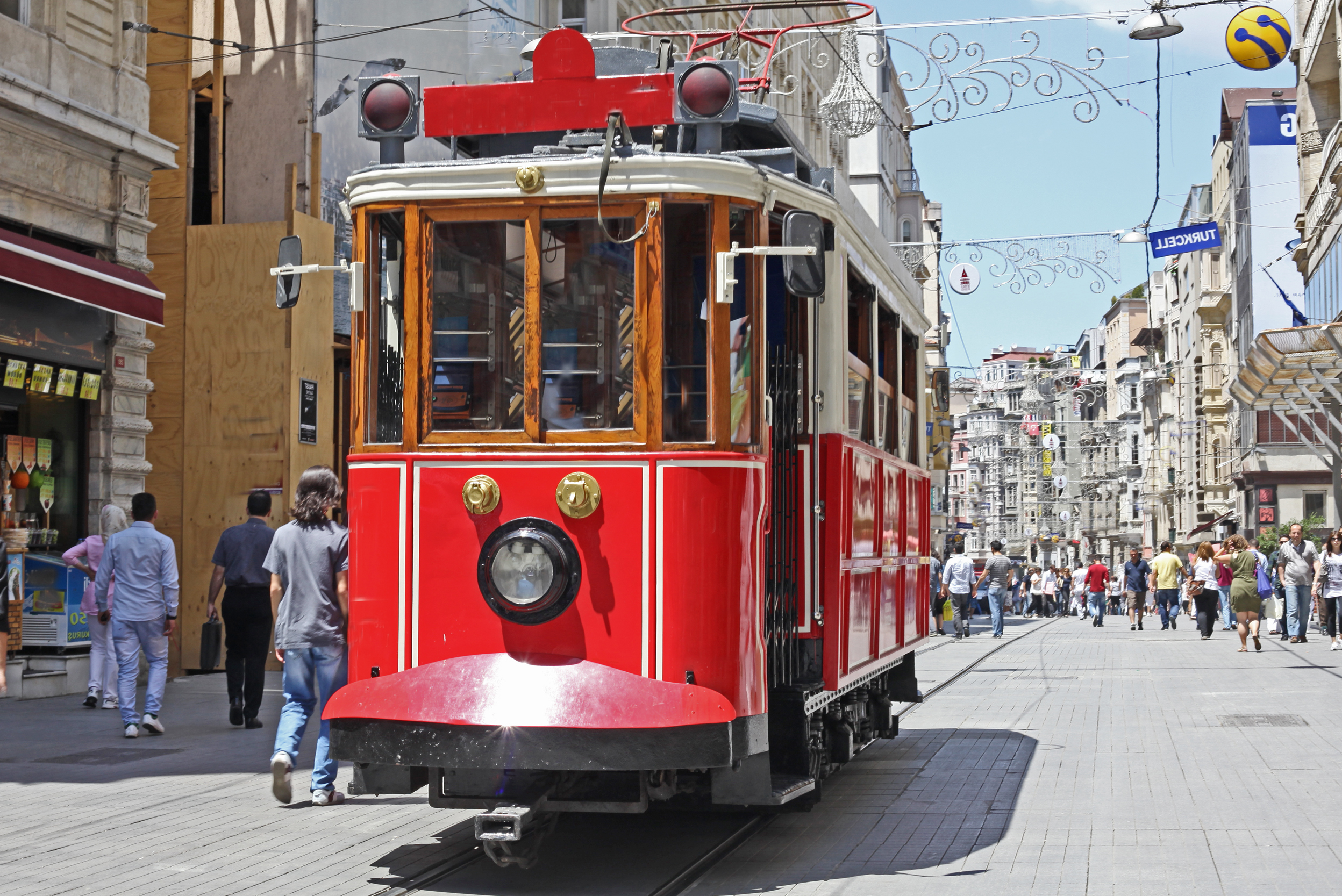 Beyoglu tram, Istanbul. Turkey