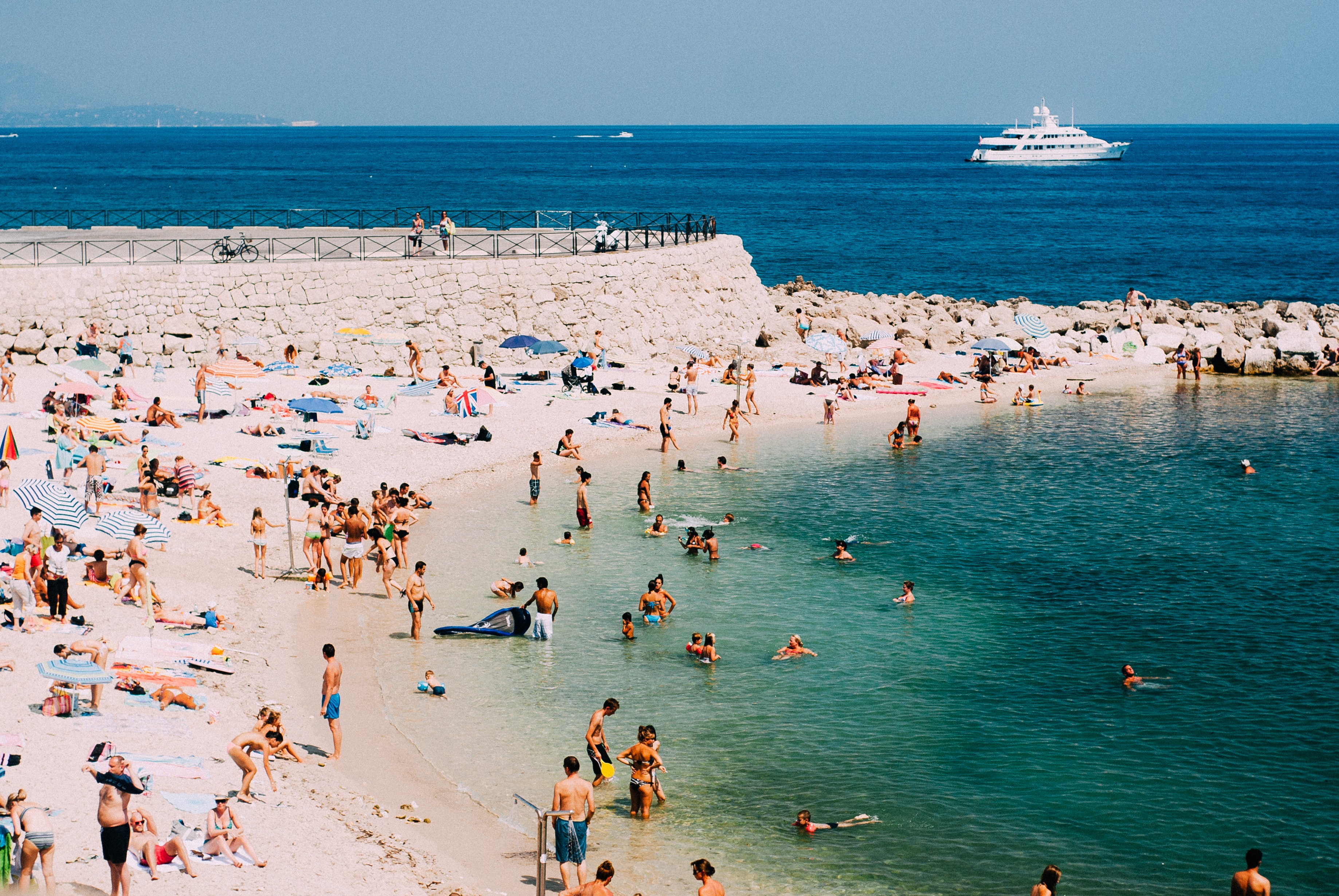 beach in Antibes, France