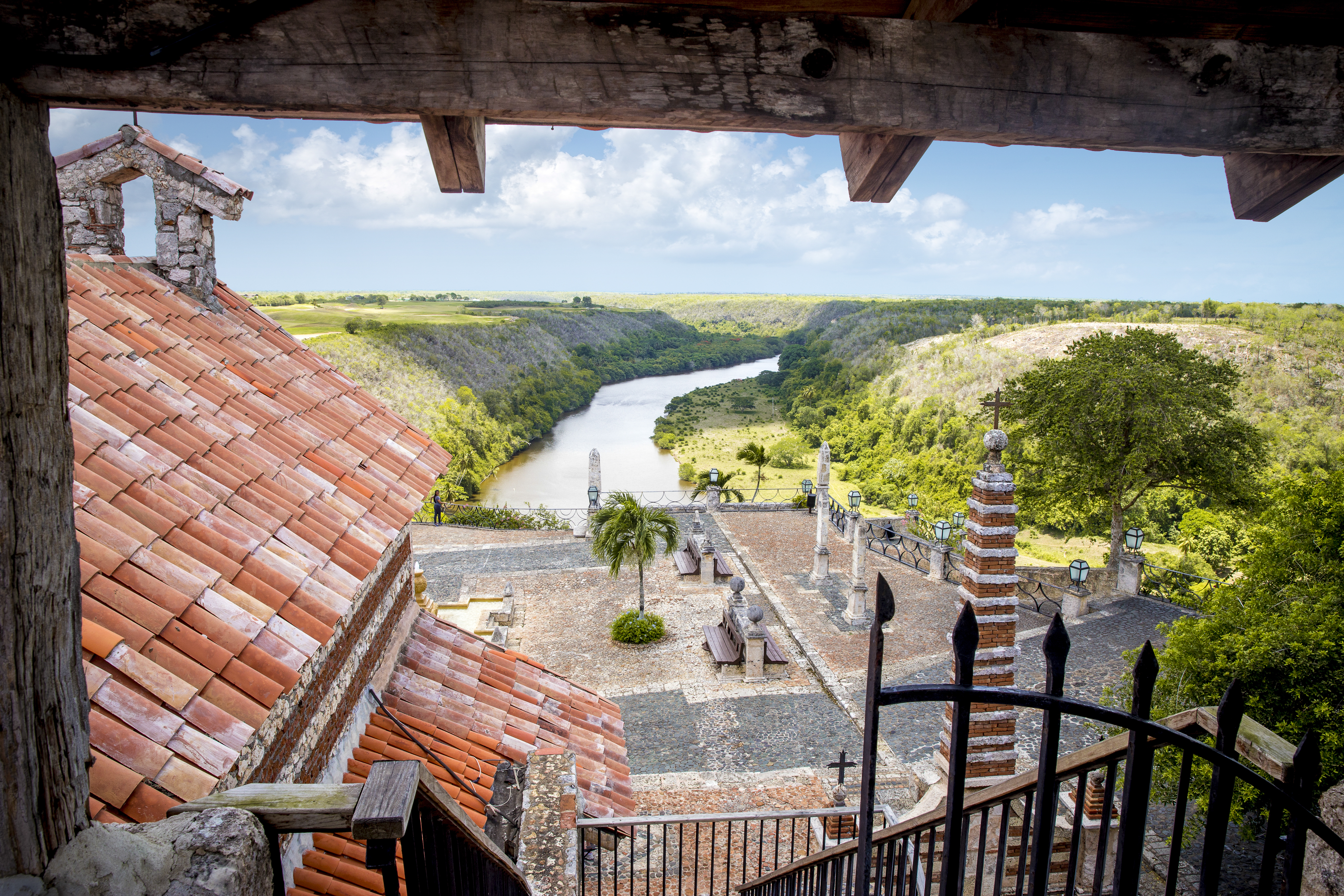 La Romana view from Altos de Chavon