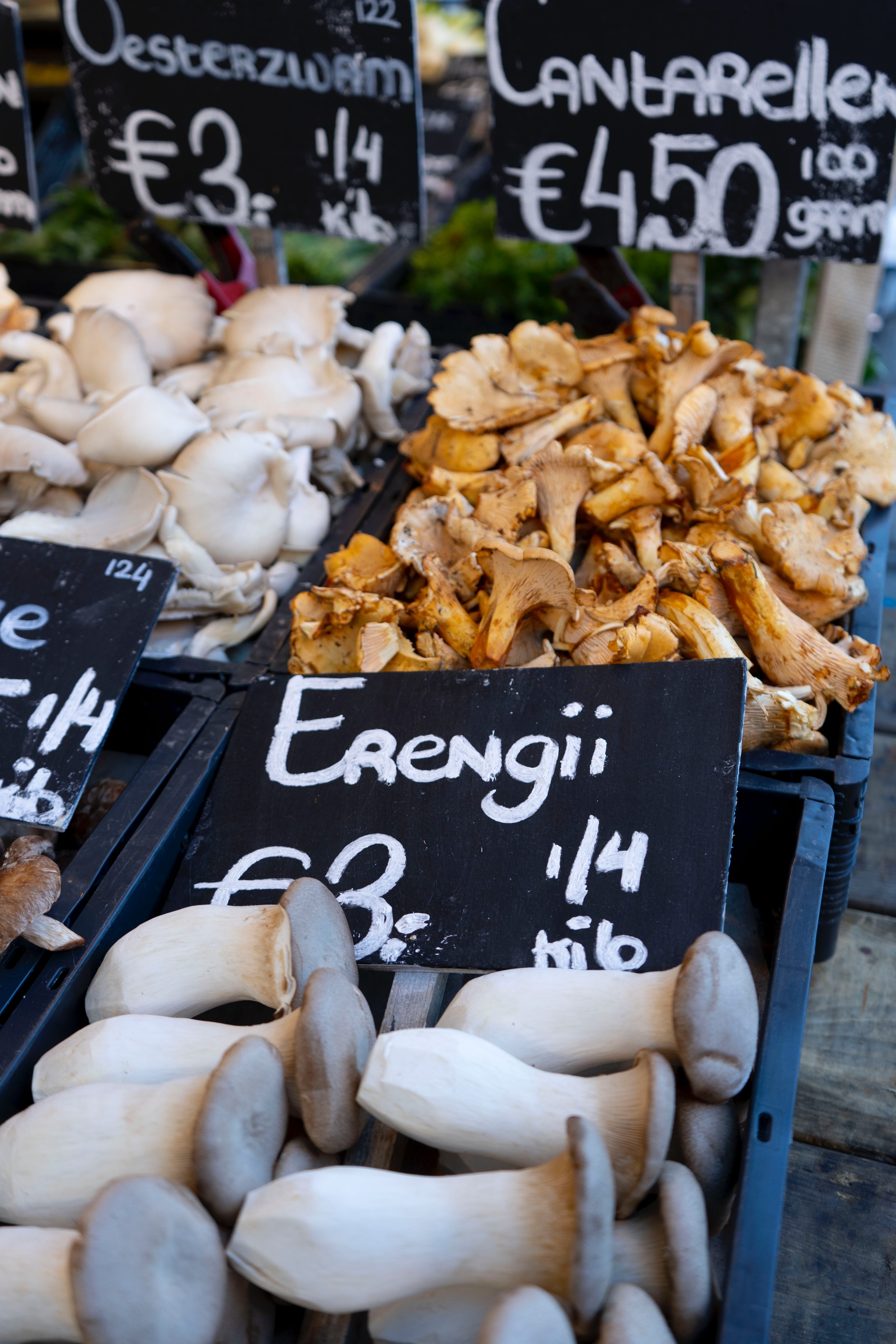mushrooms on sale